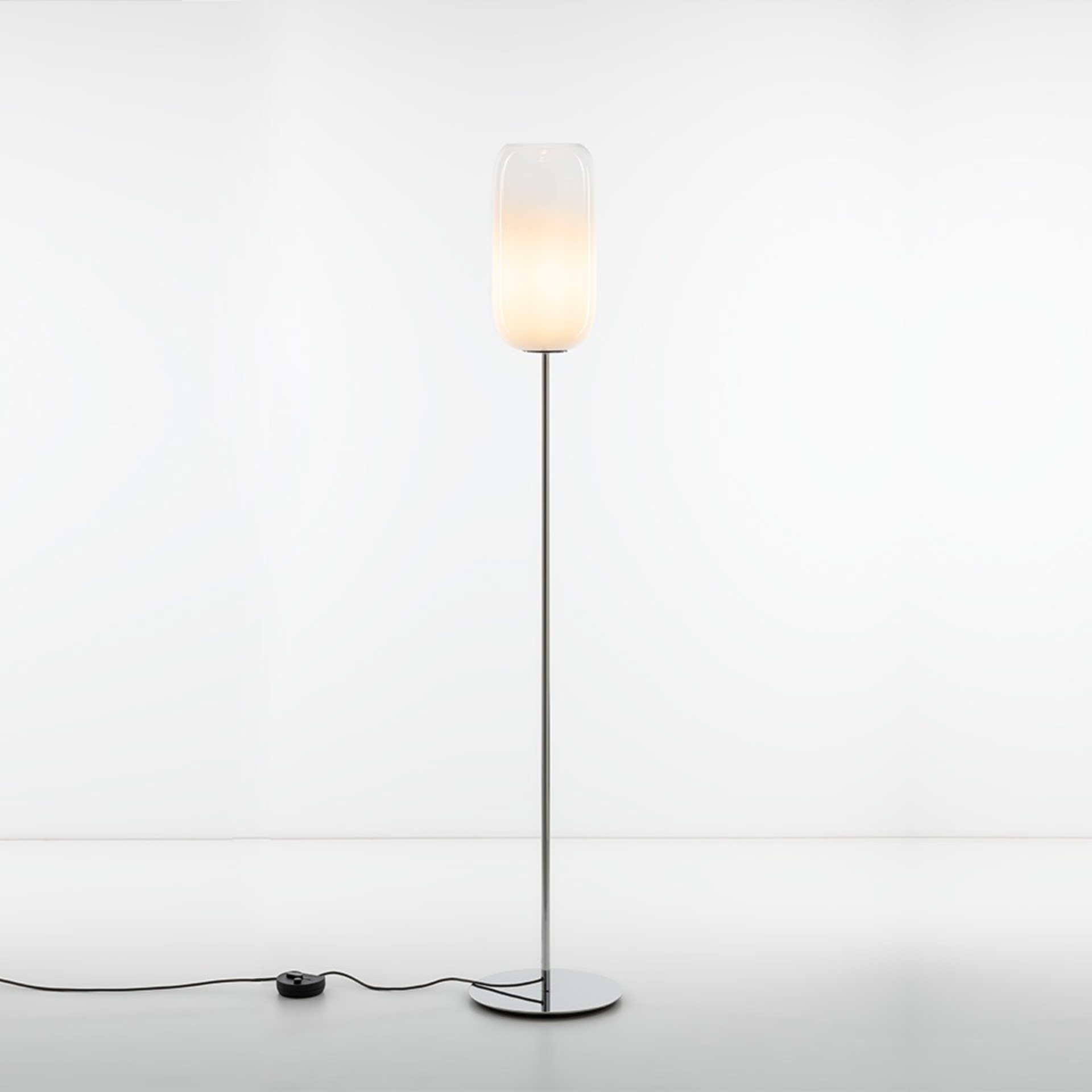 Levně Artemide stojací lampa Gople Floor E27 bílá