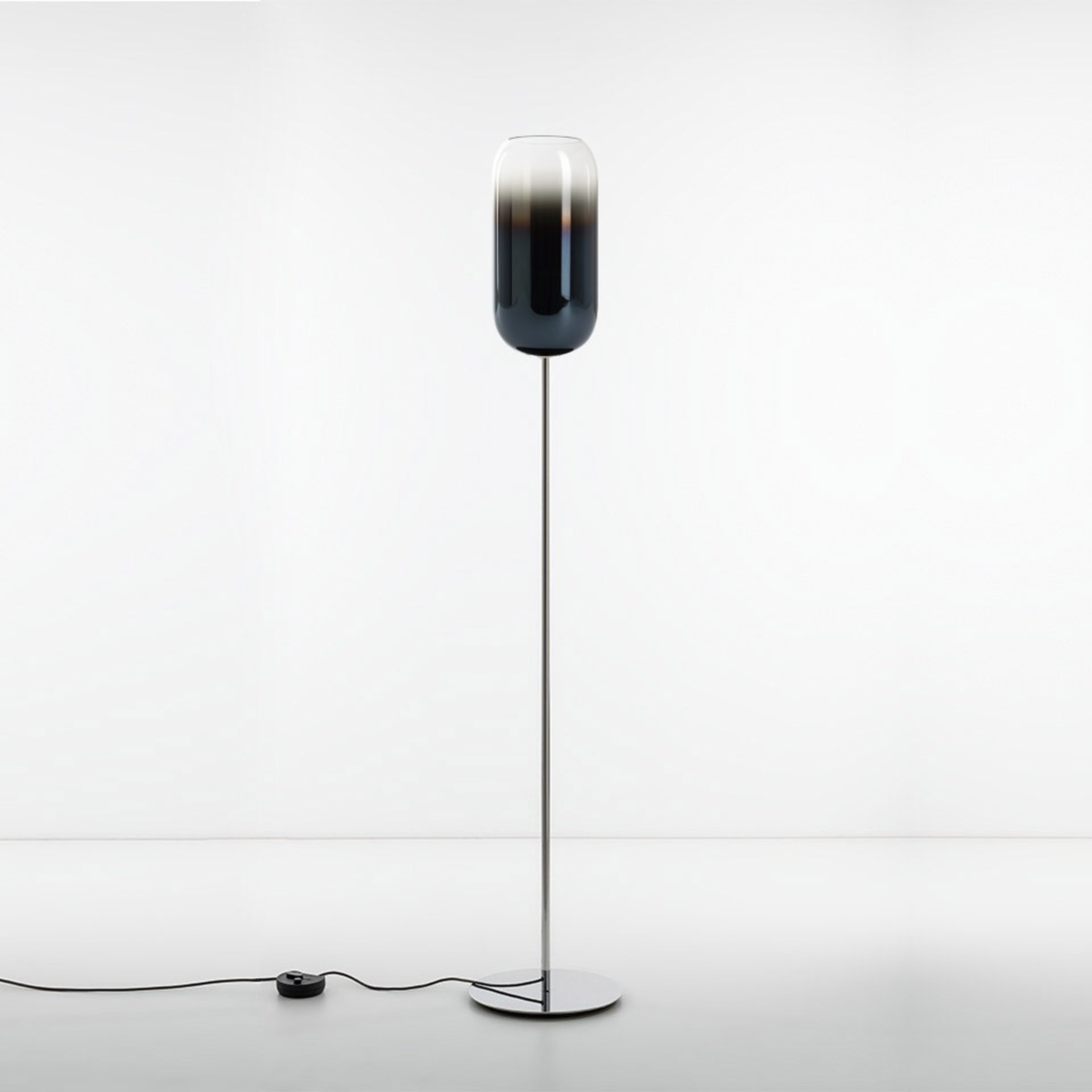 Levně Artemide stojací lampa Gople Floor E27 Design Collection 17 W modrá