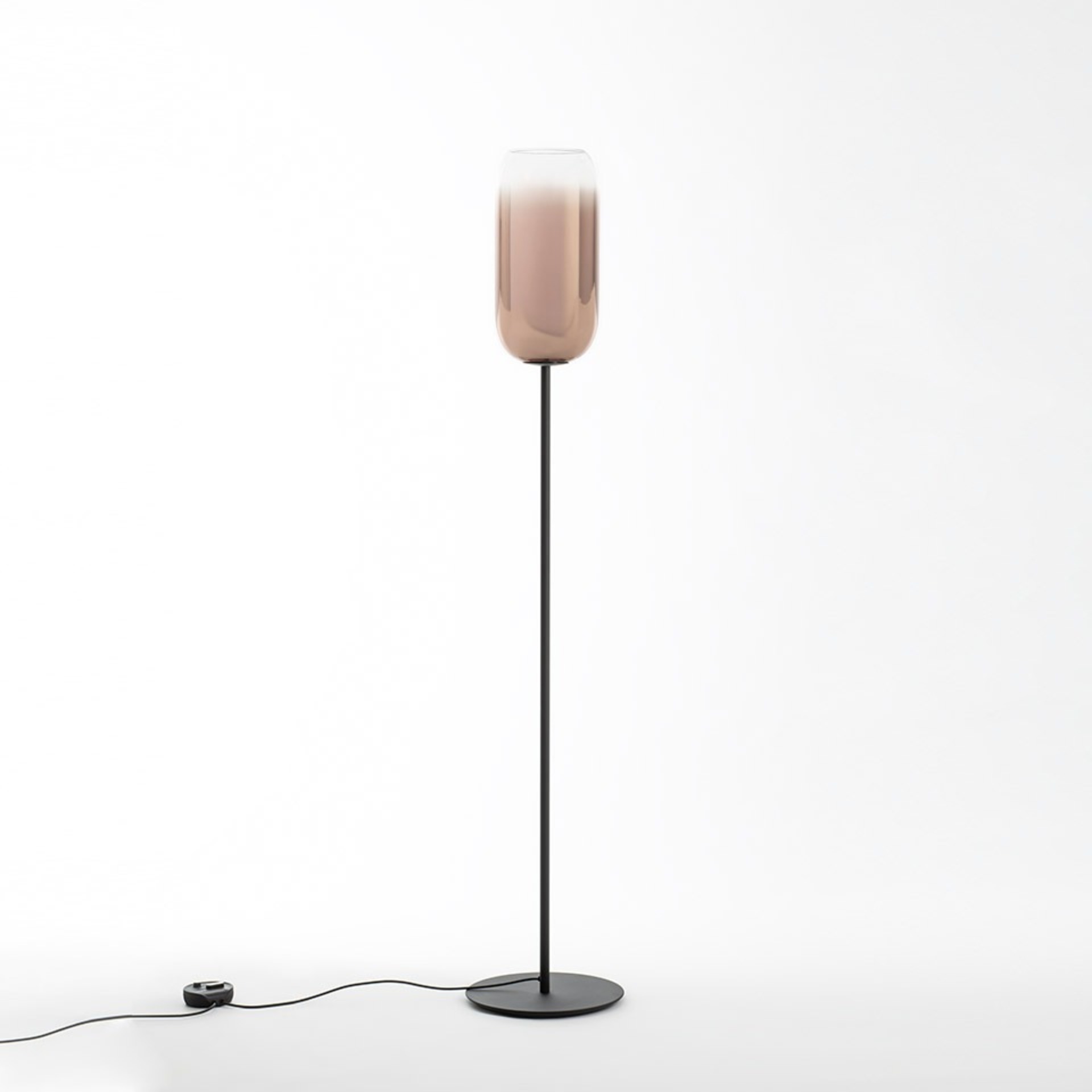 Levně Artemide stojací lampa Gople Floor černá/měď E27 max 20 W černá/měď