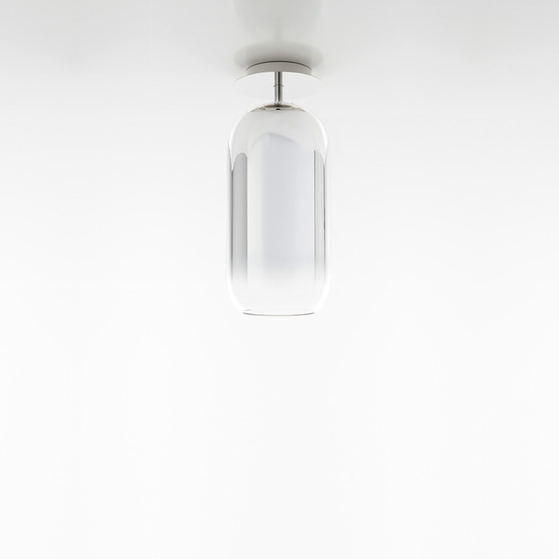 Levně Artemide stropní svítidlo Gople Mini Design Collection E14 max 6 W stříbrné
