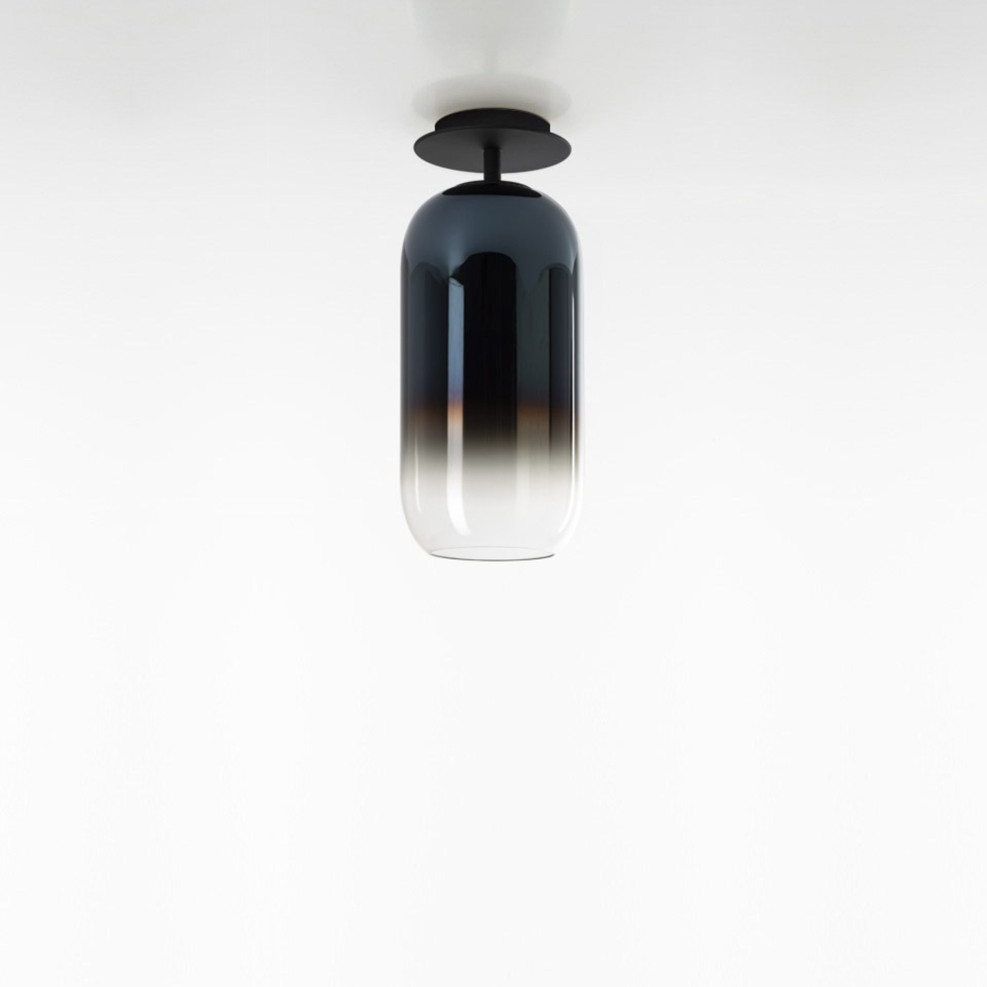 Levně Artemide stropní svítidlo Gople Mini E14 5 W Design Collection černá/modrá