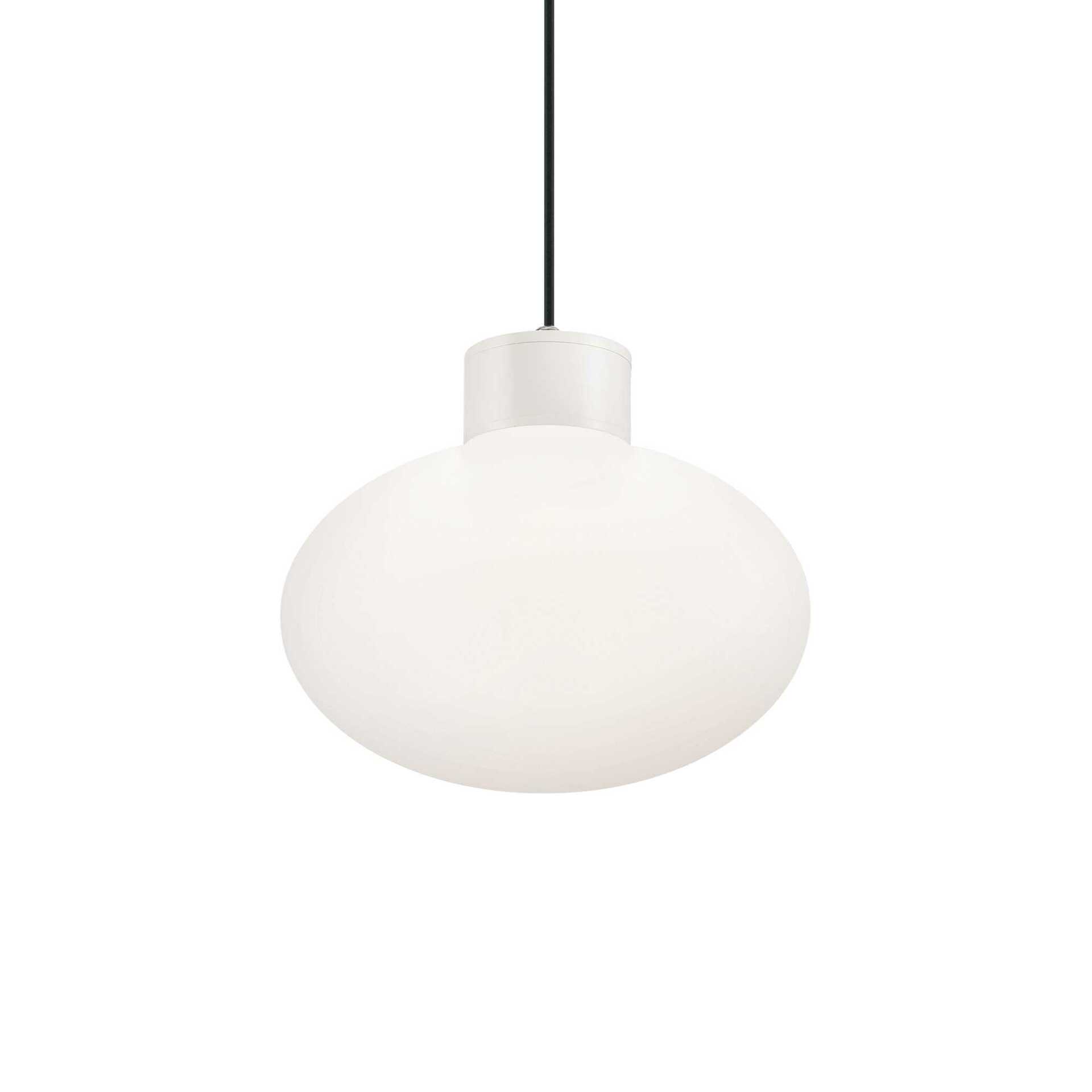 Venkovní závěsná základna Ideal Lux Clio MSP1 Bianco 144252 E27 1x60W IP44 9cm bílá