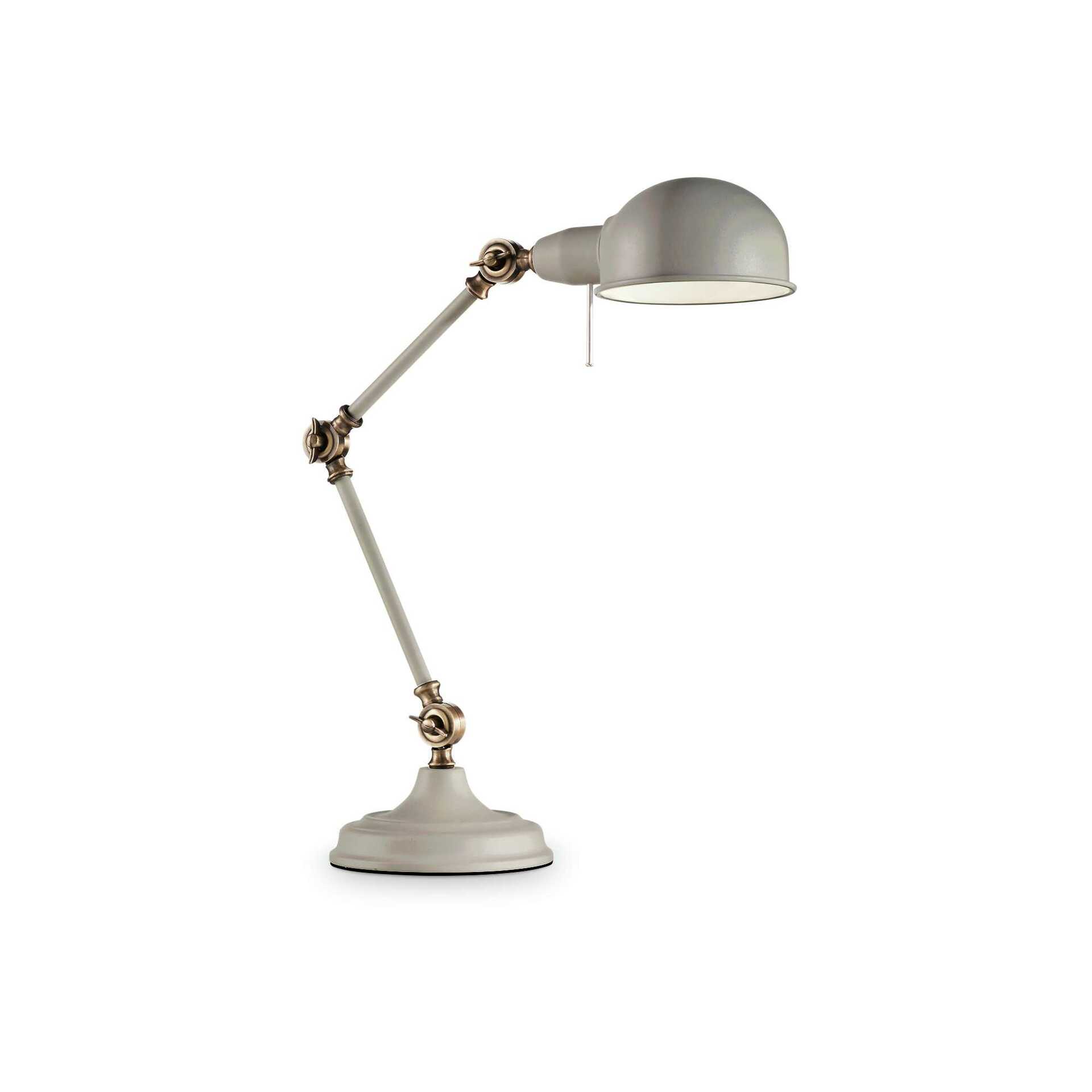 Stolní lampa Ideal Lux Truman TL1 145204 šedá