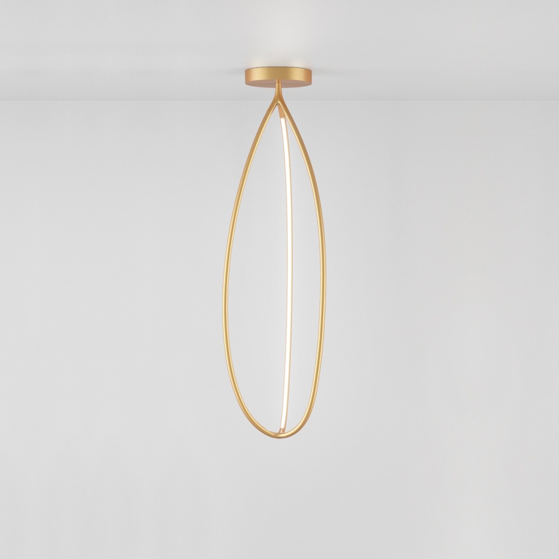 Levně Artemide stropní svítidlo Arrival 48 W 3000K stmívatelné APP Gold