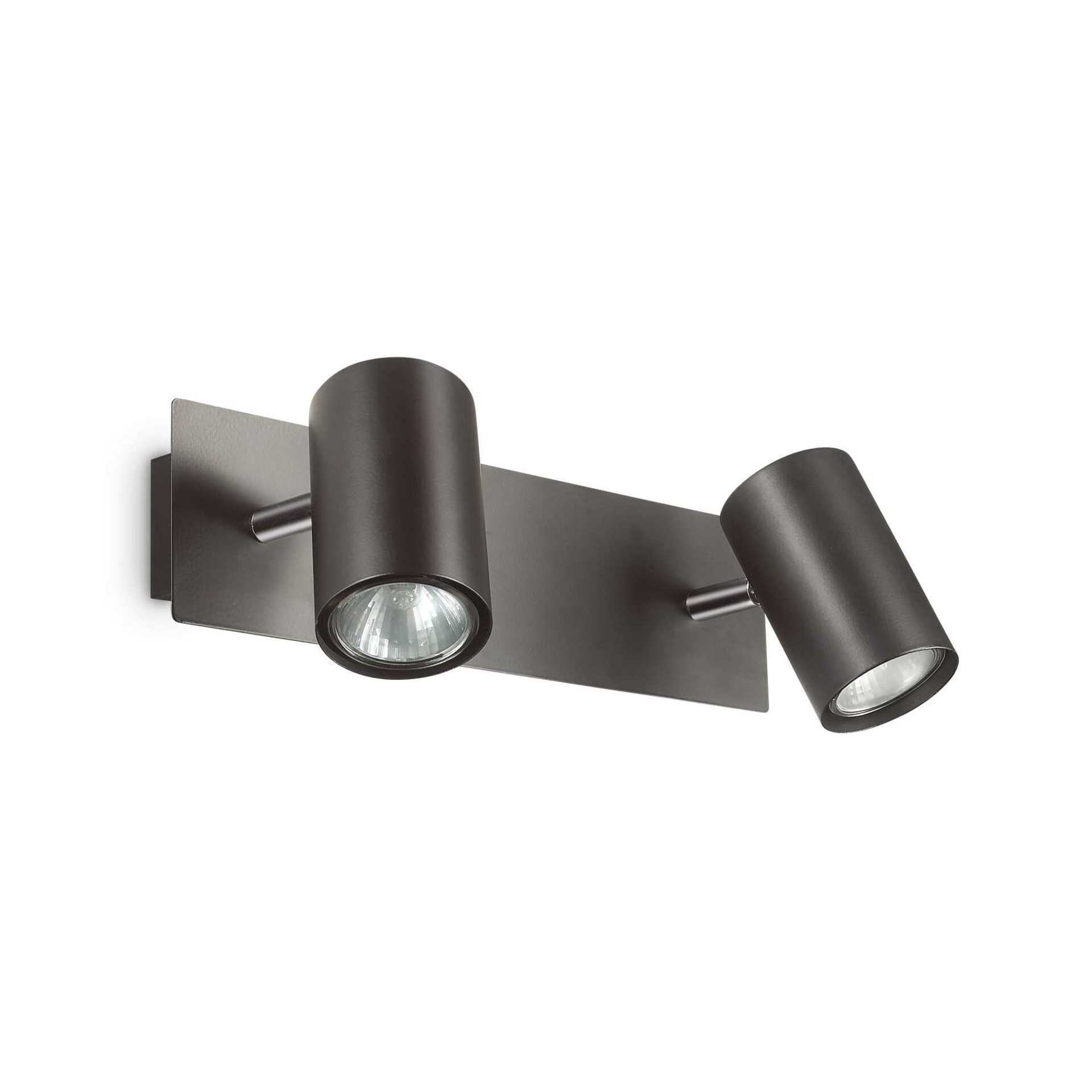 Bodové svítidlo Ideal Lux Spot AP2 nero 156743 2x50W černé