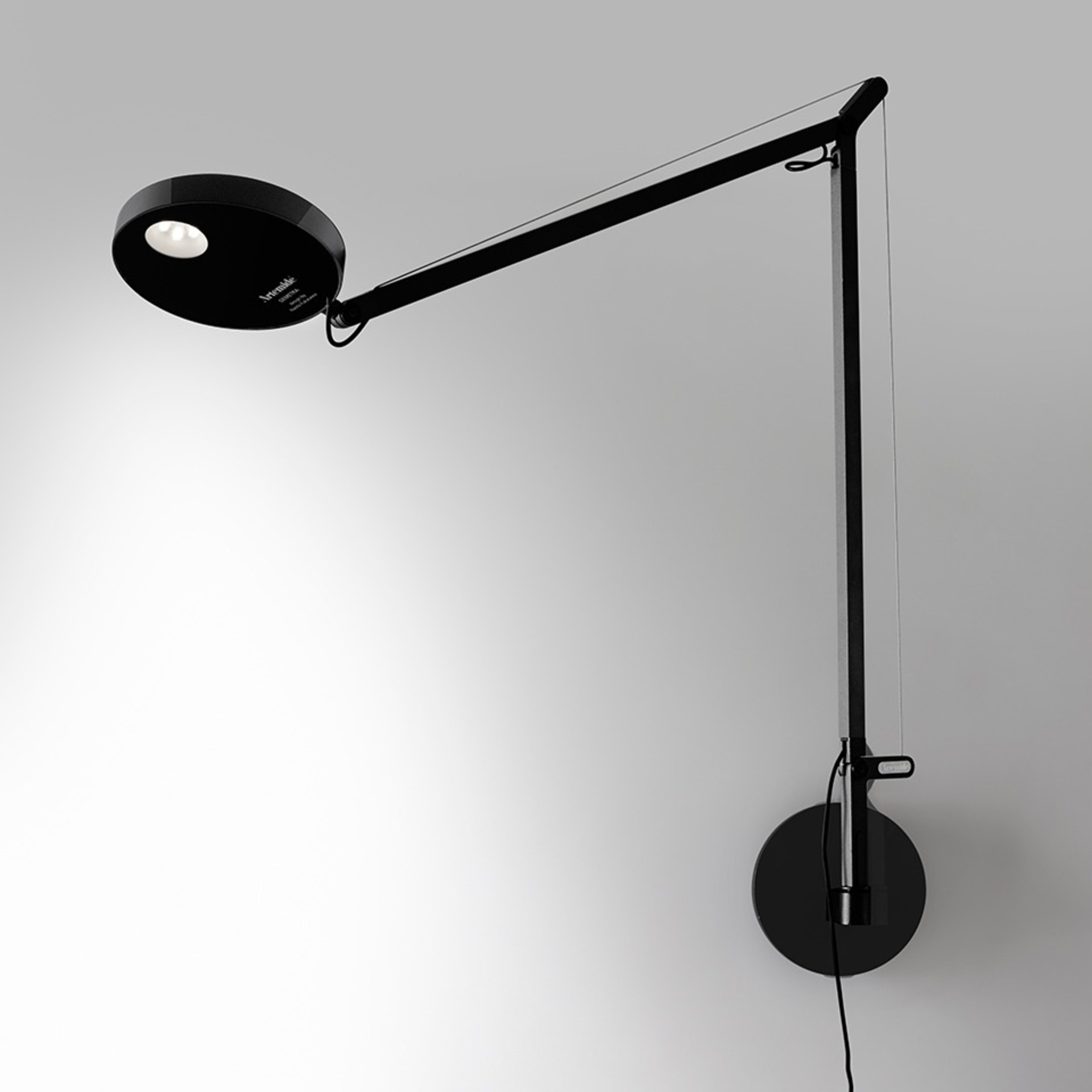 Levně Artemide stolní/nástěnná/stojací LED lampa Demetra 8 W 220-240 V 3000K stmívatelné černá bez podstavce