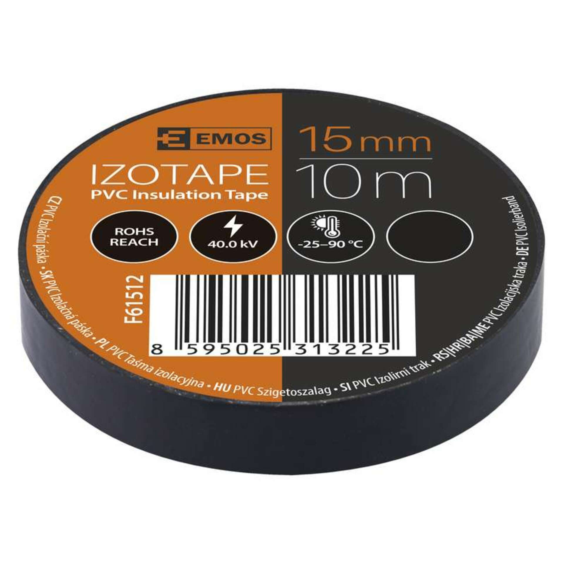 Levně EMOS Izolační páska PVC 15mm / 10m černá 2001151020