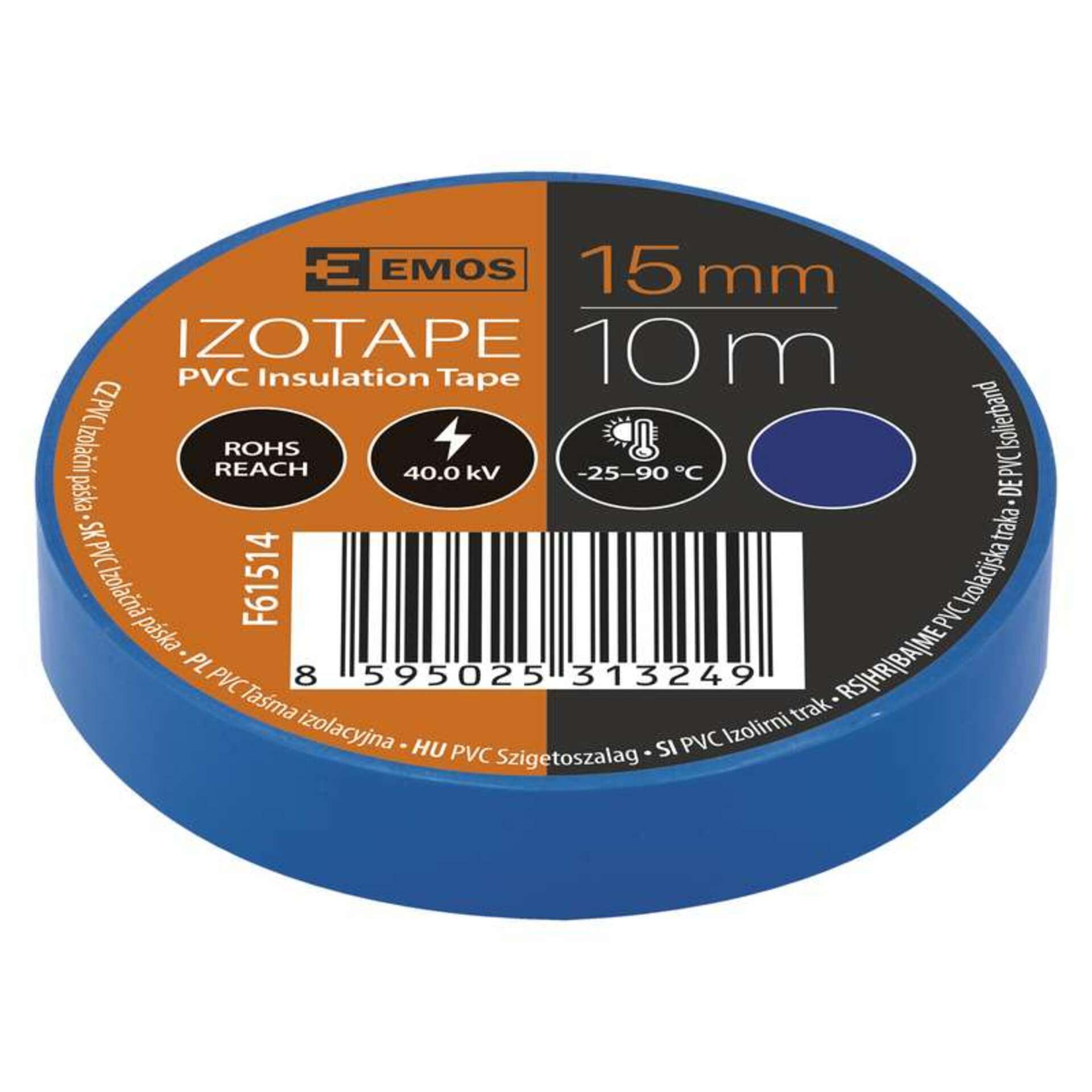 Levně EMOS Izolační páska PVC 15mm / 10m modrá 2001151040
