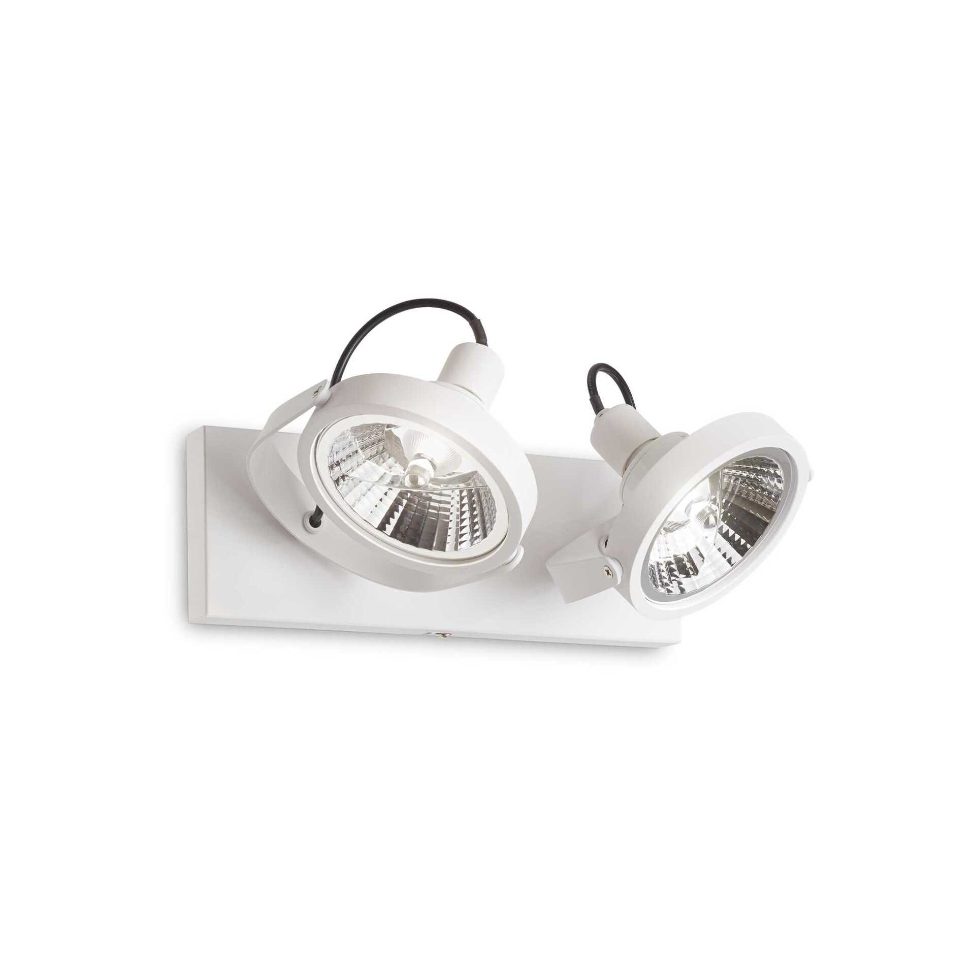 Levně Bodové svítidlo Ideal Lux Glim PL2 Bianco 200200 GU10 2x50W 31cm bílé