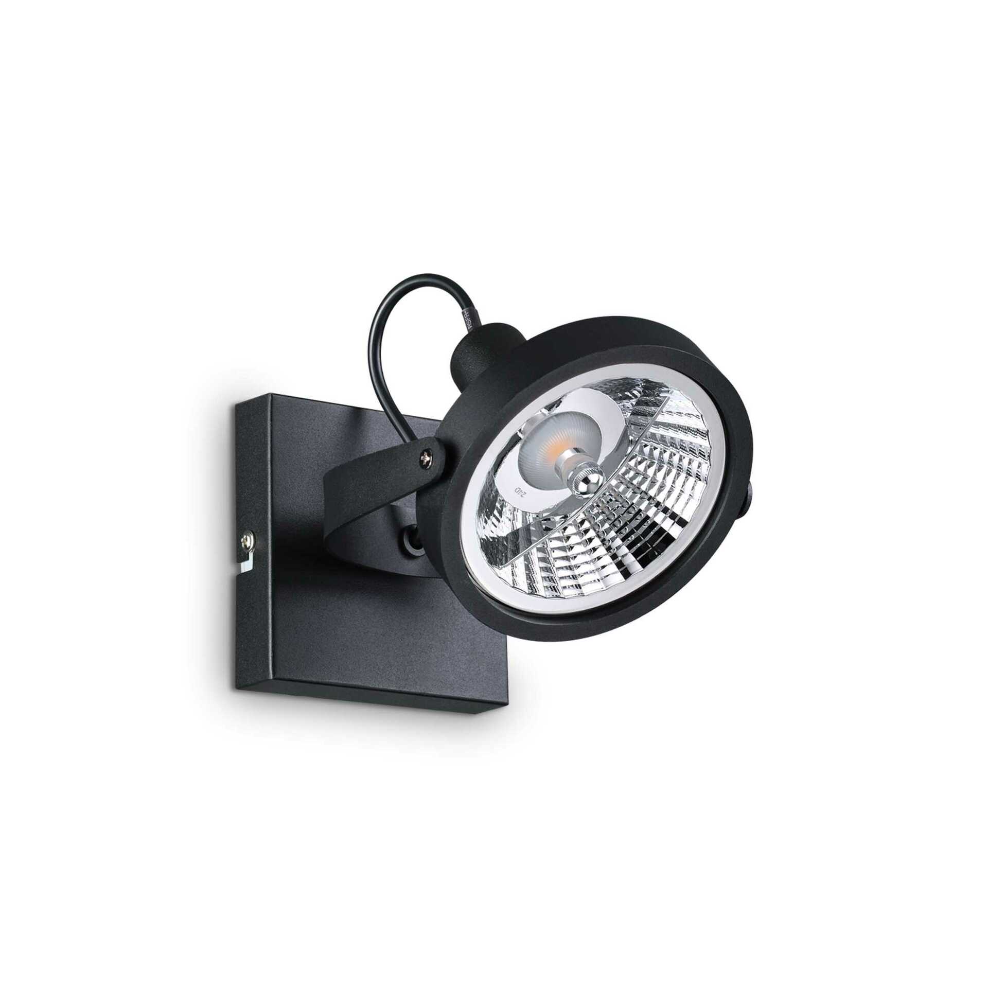 Levně Bodové svítidlo Ideal Lux Glim PL1 Nero 200231 GU10 1x50W 13cm černé