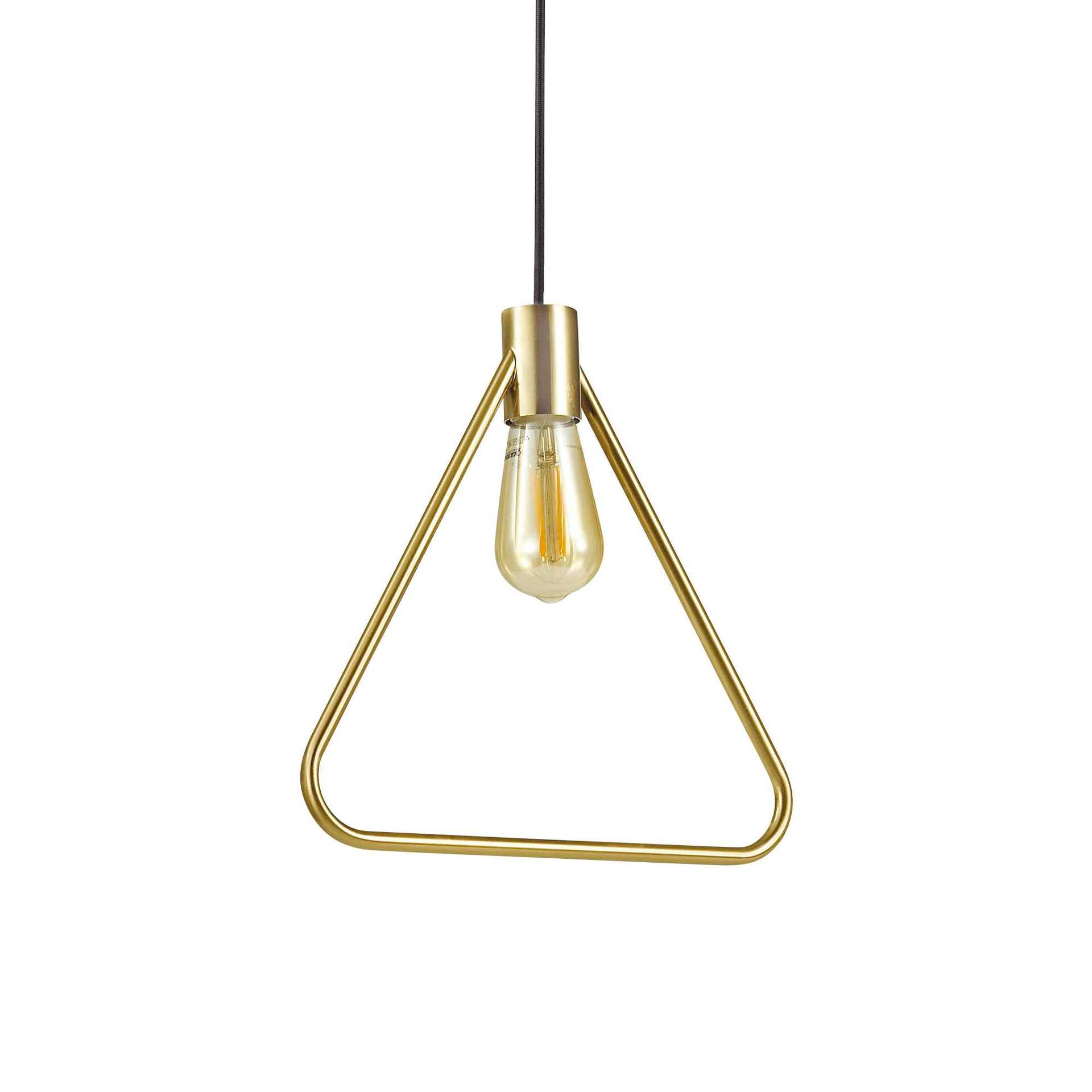 Závěsné svítidlo Ideal Lux ABC SP1 triangle 207834 E27 1x70W trojúhelníkové