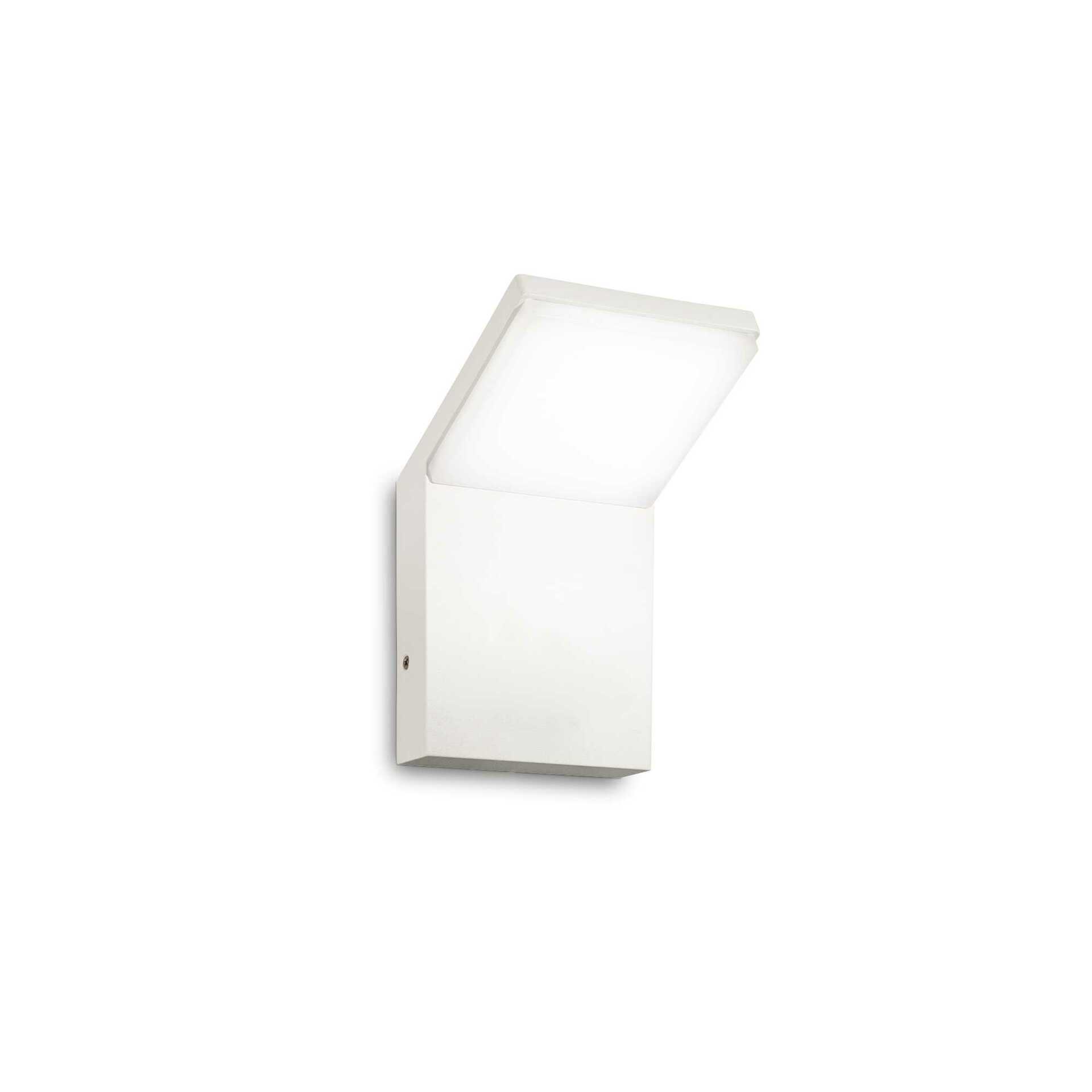 LED Venkovní nástěnné svítidlo Ideal Lux Style AP1 Bianco 221502 9W 680lm IP54 bílé