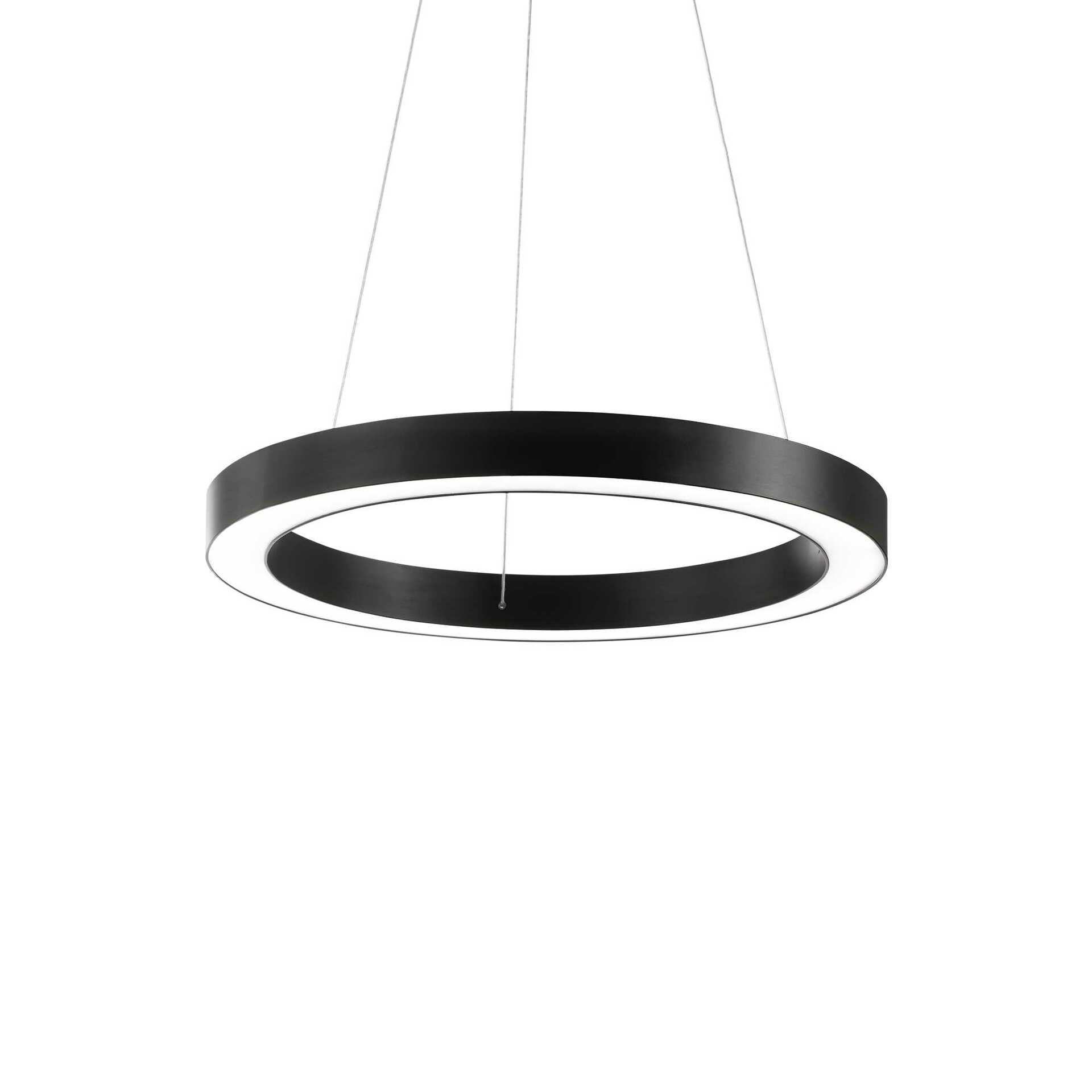 LED Závěsné svítidlo Ideal Lux Oracle SP1 D50 Nero 222097 25W 2000lm 50cm černé