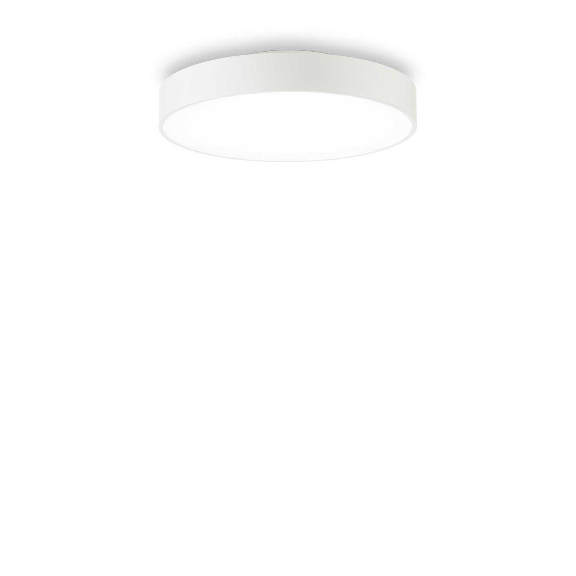 Levně LED Stropní a nástěnné svítidlo Ideal Lux Halo PL1 D35 White 3000K 223186 17,2W 2200lm