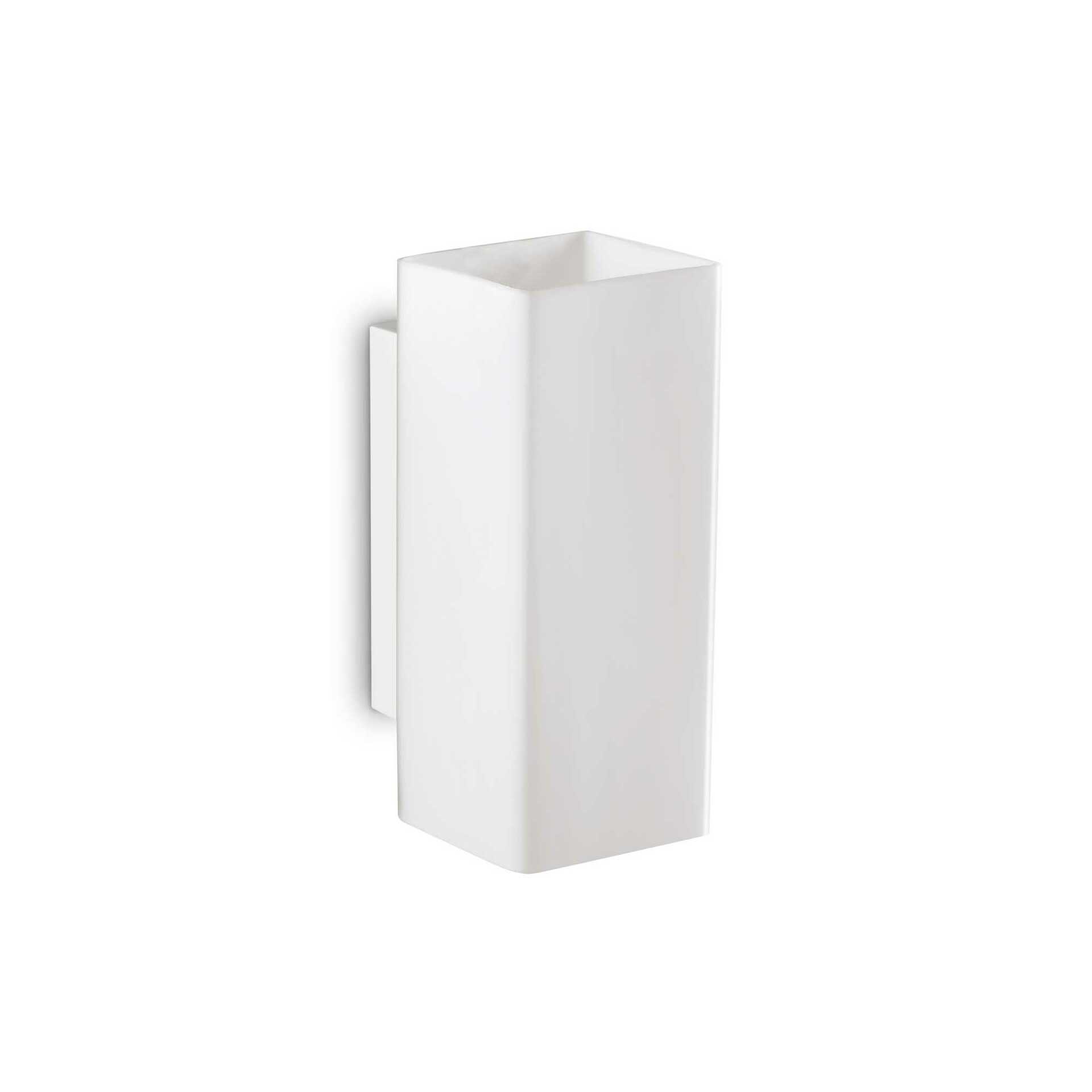 Nástěnné svítidlo Ideal Lux Paul AP2 Square Bianco 231129 G9 2x40W IP20 hranaté bílé