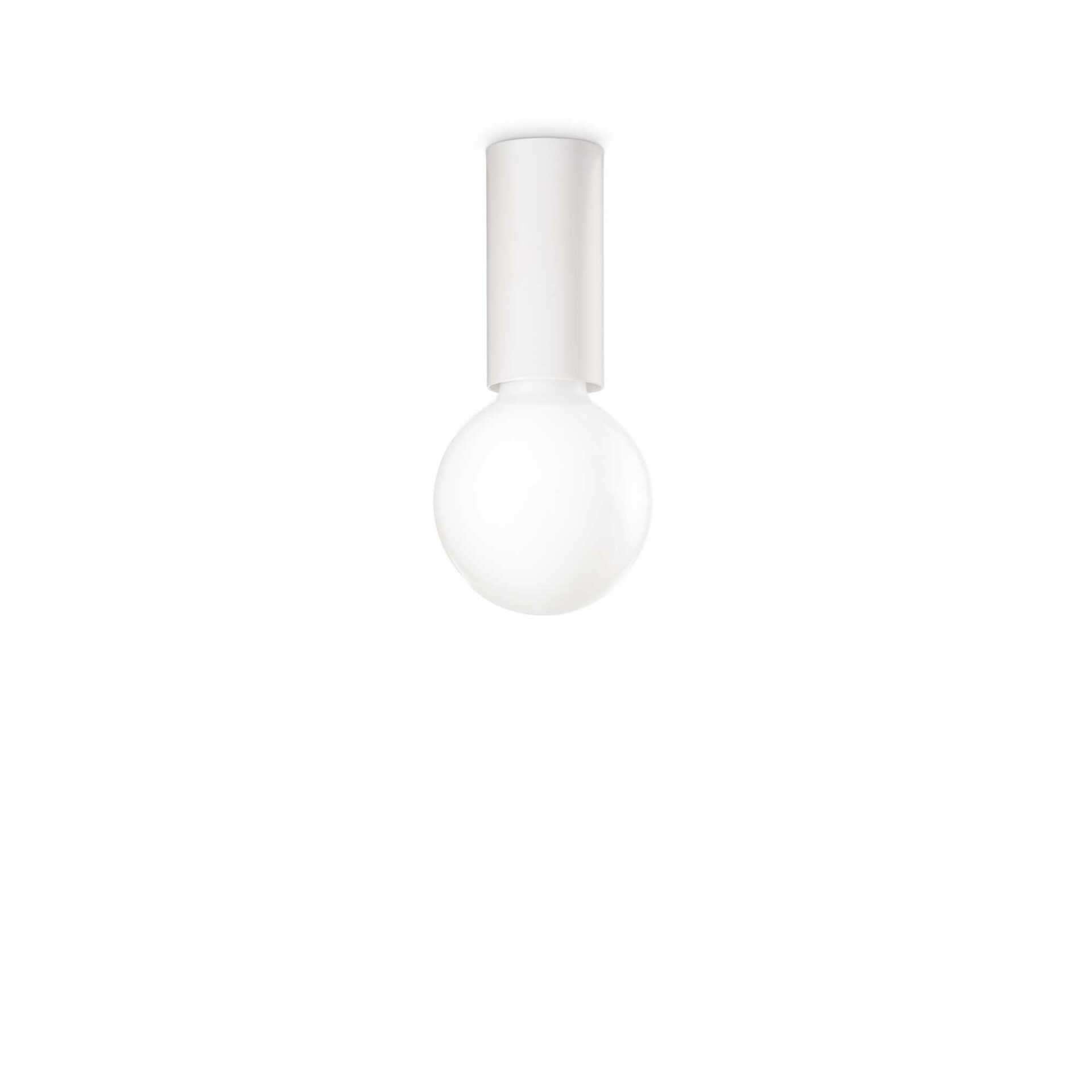 Stropní a nástěnné přisazené svítidlo Ideal Lux Petit PL1 Bianco 232966 E27 1x60W IP20 bílé