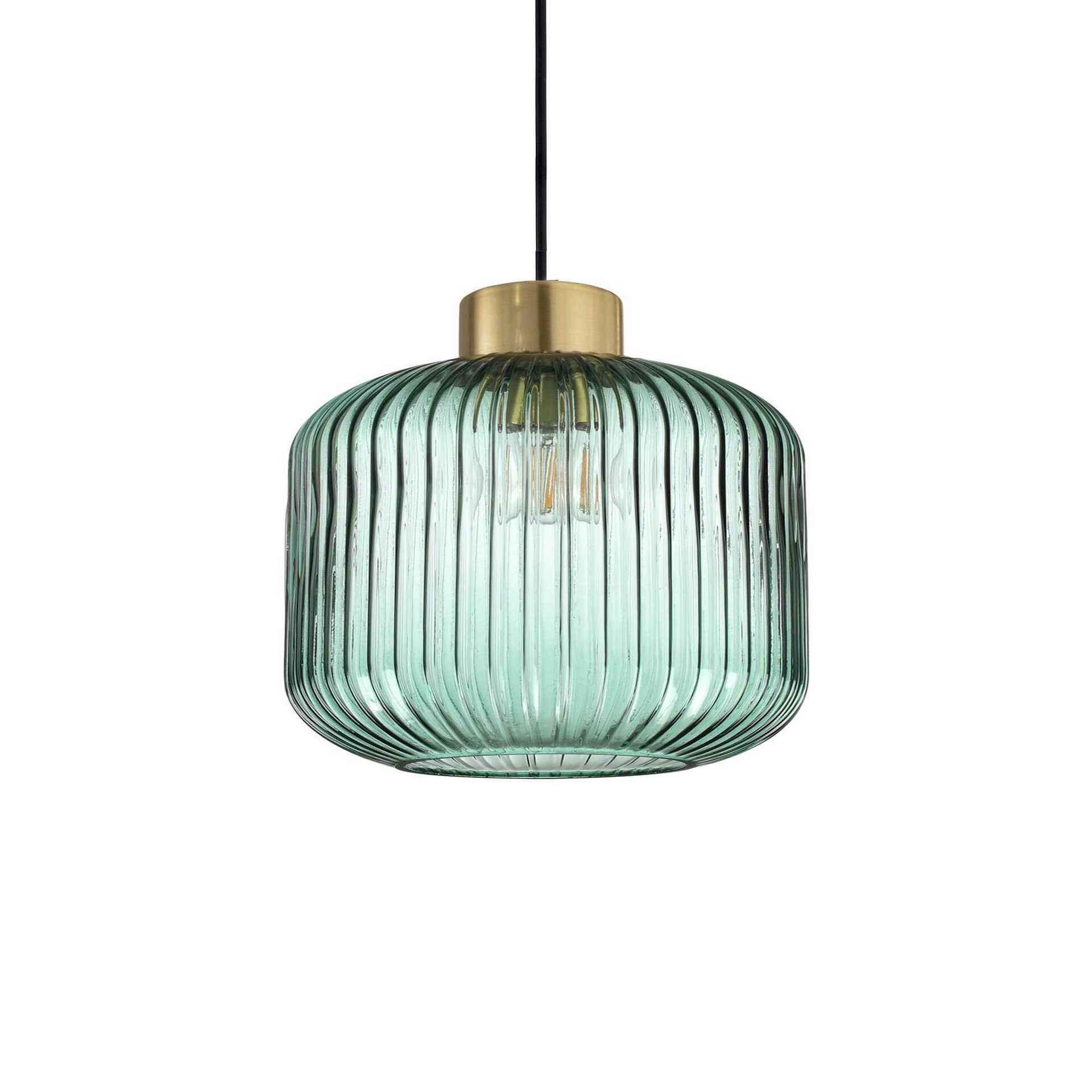 Závěsné svítidlo Ideal Lux Mint-2 SP1 Verde 237428 E27 1x60W IP20 24cm zelené