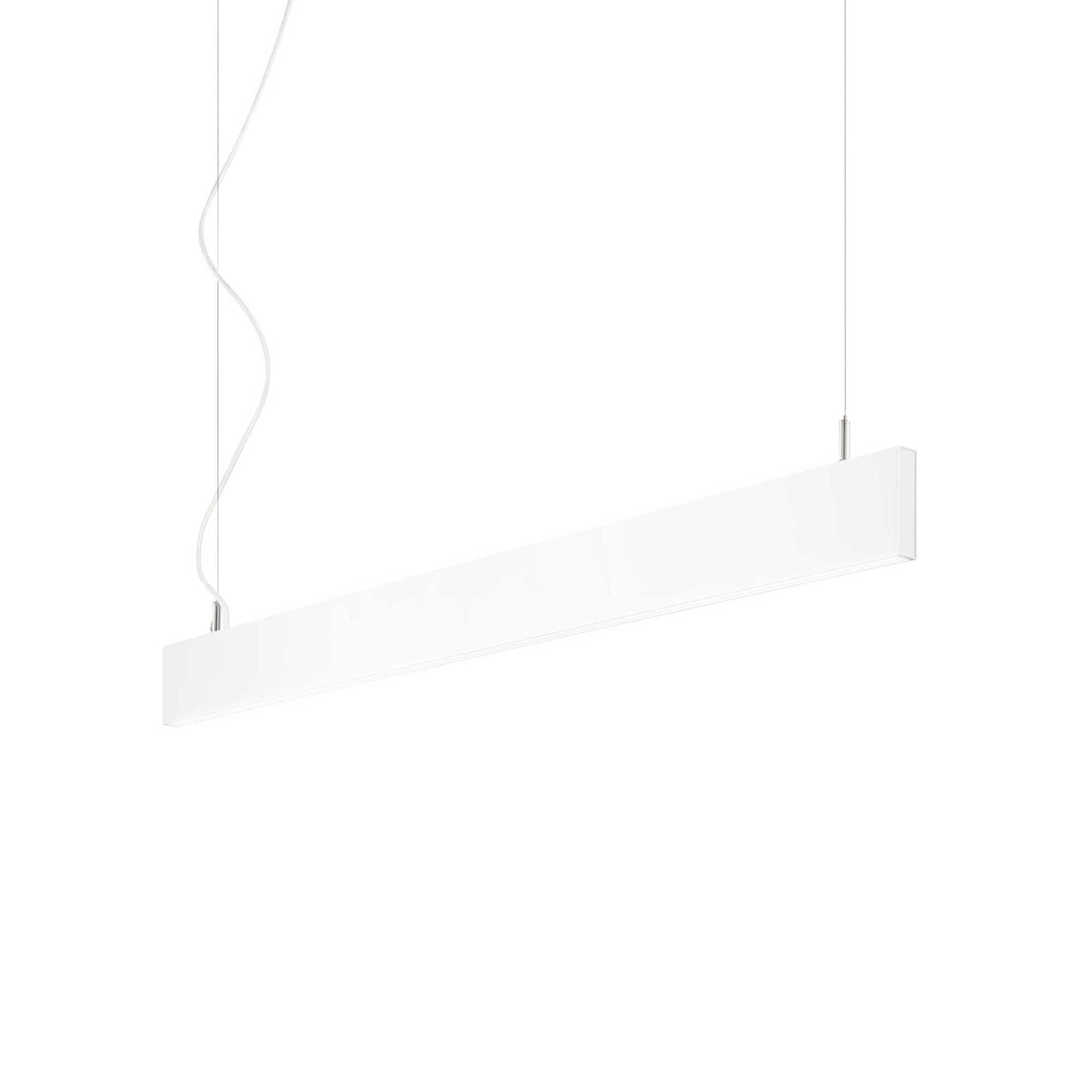 LED Závěsné lineární svítidlo Ideal Lux Linus SP WH 241968 34W 1950lm IP20 3000K 120cm bílé