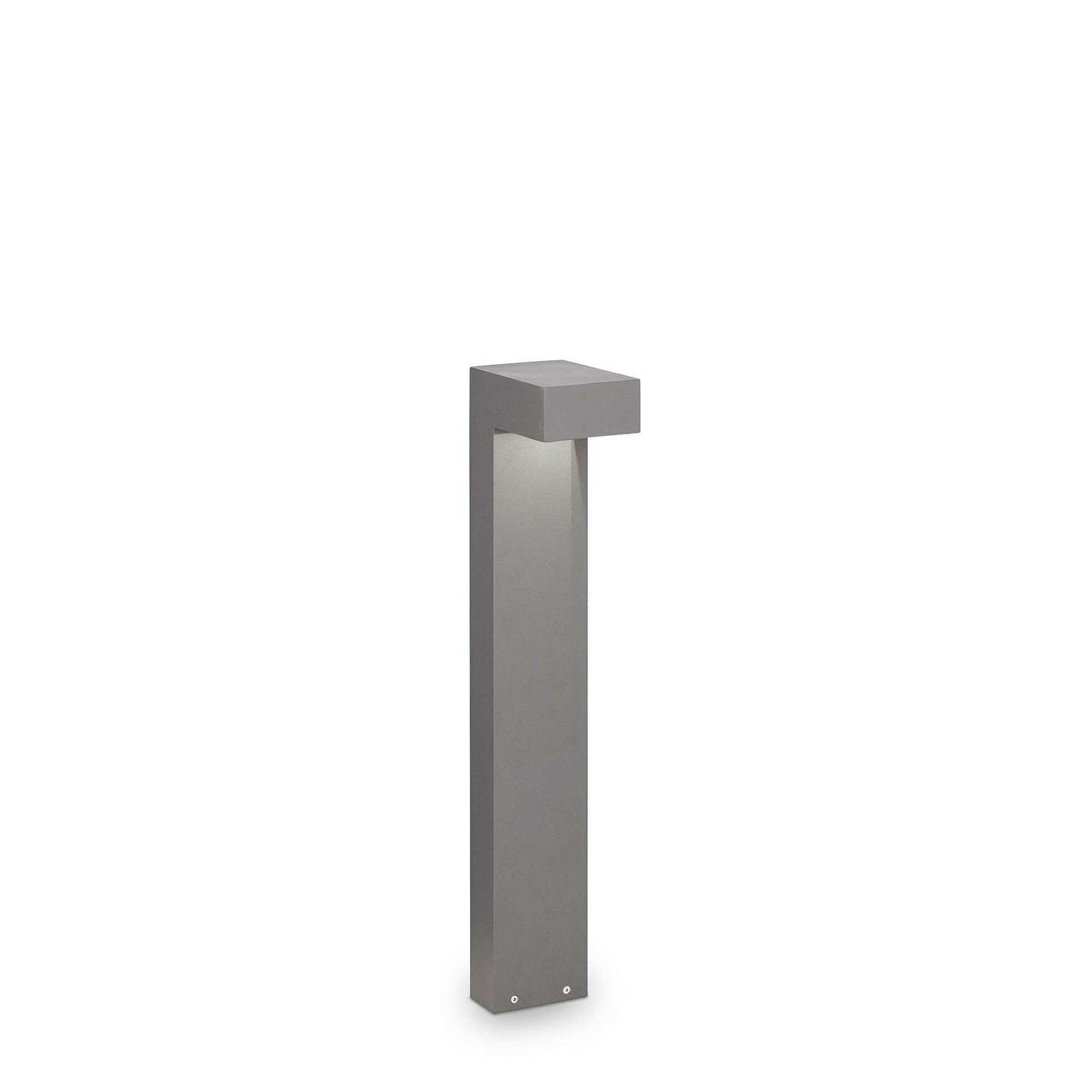 Levně Venkovní sloupkové svítidlo Ideal Lux Sirio PT2 Small Grigio 246970 G9 2x15W IP44 60cm šedé