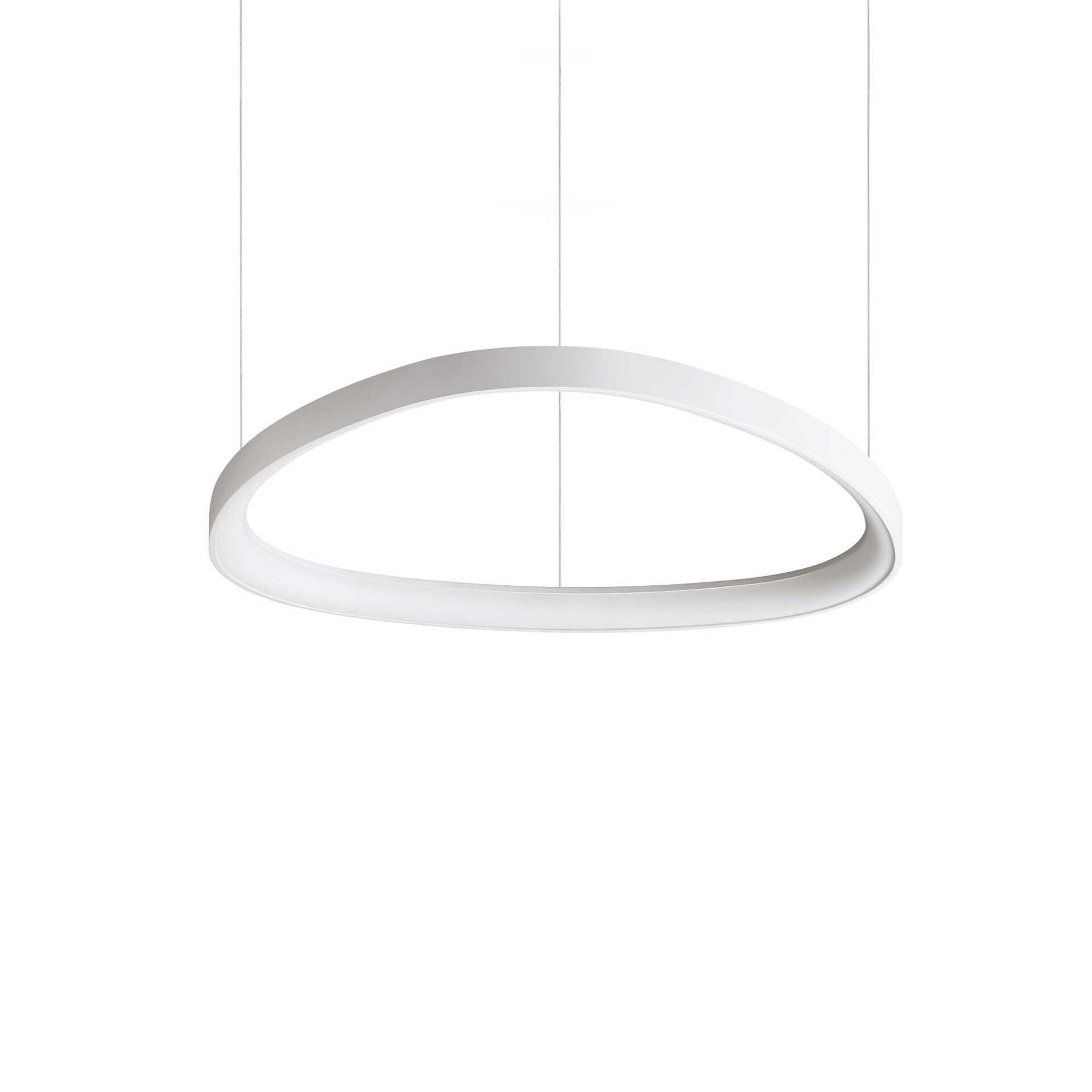 LED Závěsné svítidlo Ideal Lux GEMINI SP D61 BIANCO 247250 48W 4950lm 3000K IP20 61cm bílé