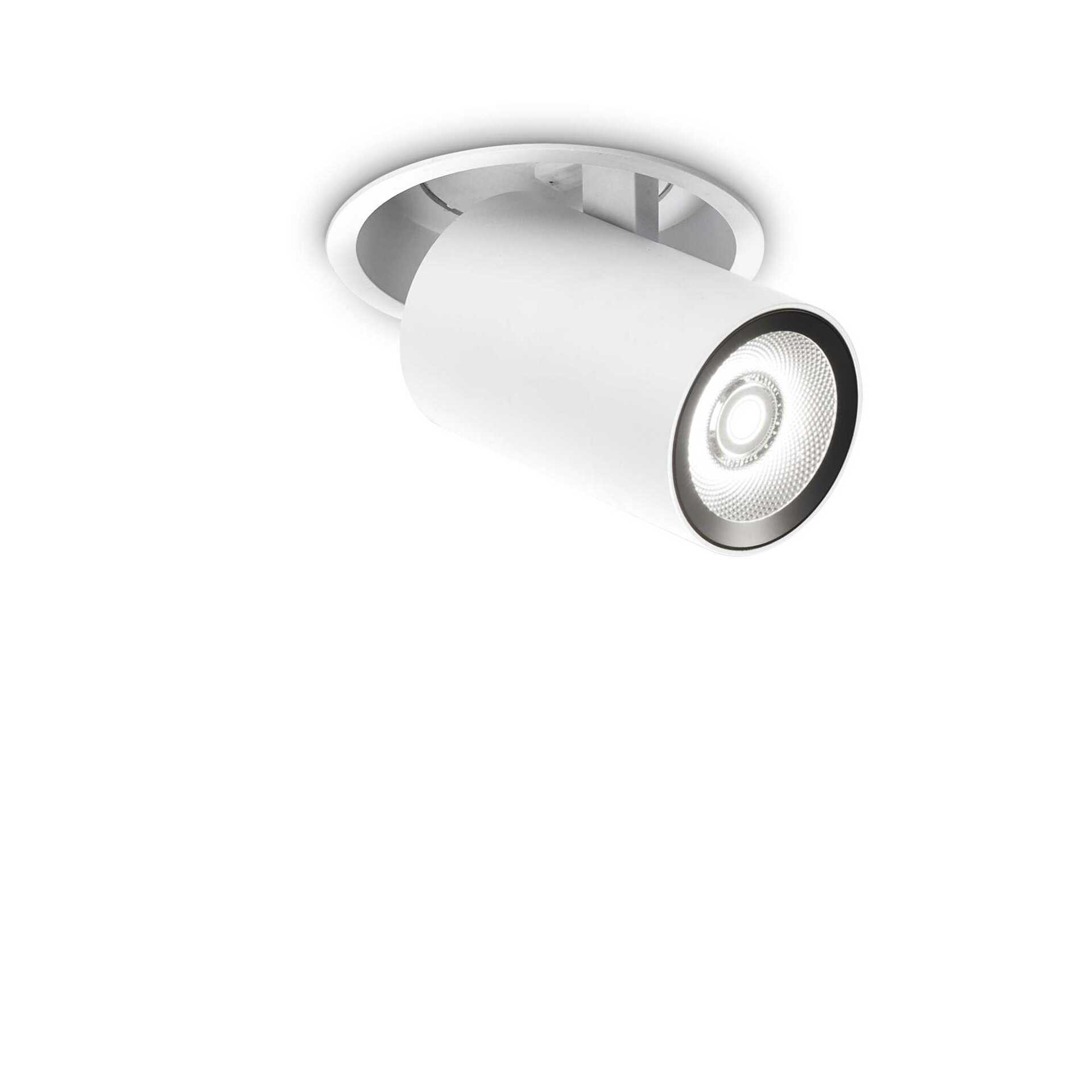 LED Stropní zápustné bodové svítidlo Ideal Lux Nova 12W 3000K WH 248165 1000lm IP20 bílé