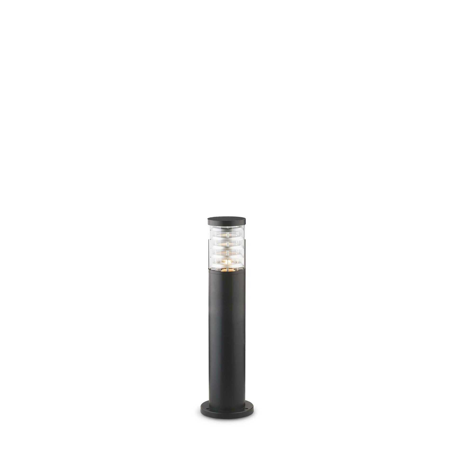 Venkovní sloupkové svítidlo Ideal Lux Tronco PT1 H40 Nero 248295 E27 1x60W IP54 40,5cm černé