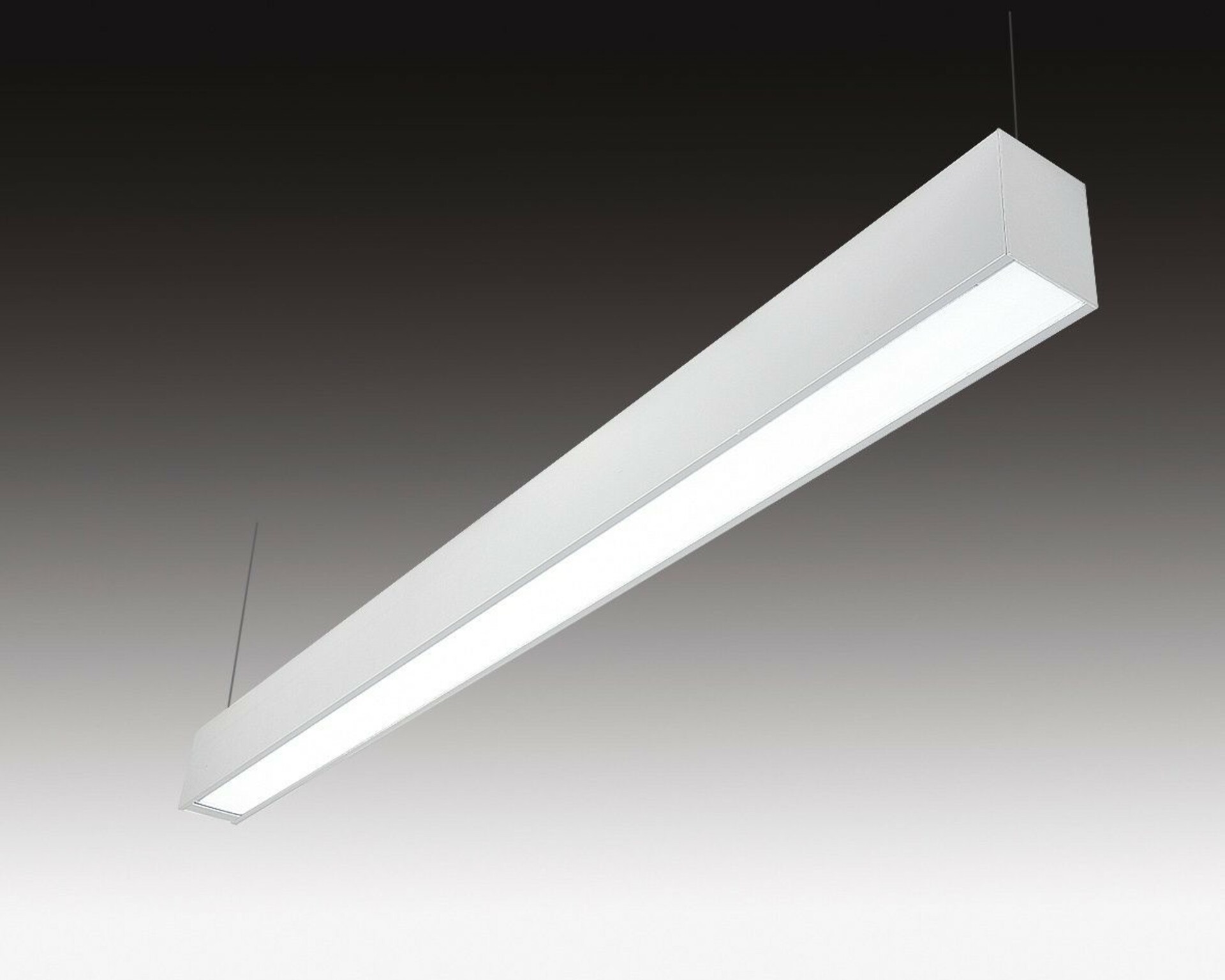 SEC Stropní nebo závěsné LED svítidlo s možností montáže do linie AVANTIS-APD2 T8-LED, 1265 x 70 x 90 mm, 1 x LED T8 1200 mm 249-B-601-01-00-SP