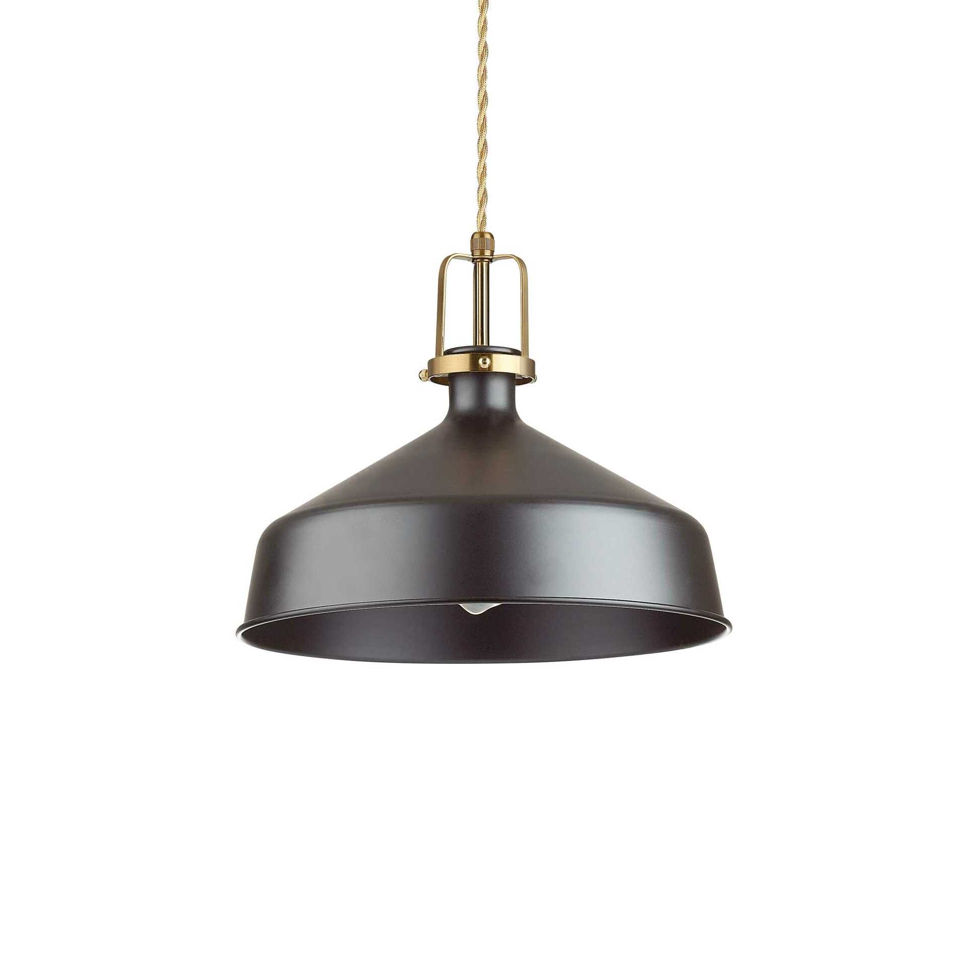 Závěsné svítidlo Ideal Lux Eris-1 SP1 Nero 249056 E27 1x60W IP20 21cm černé