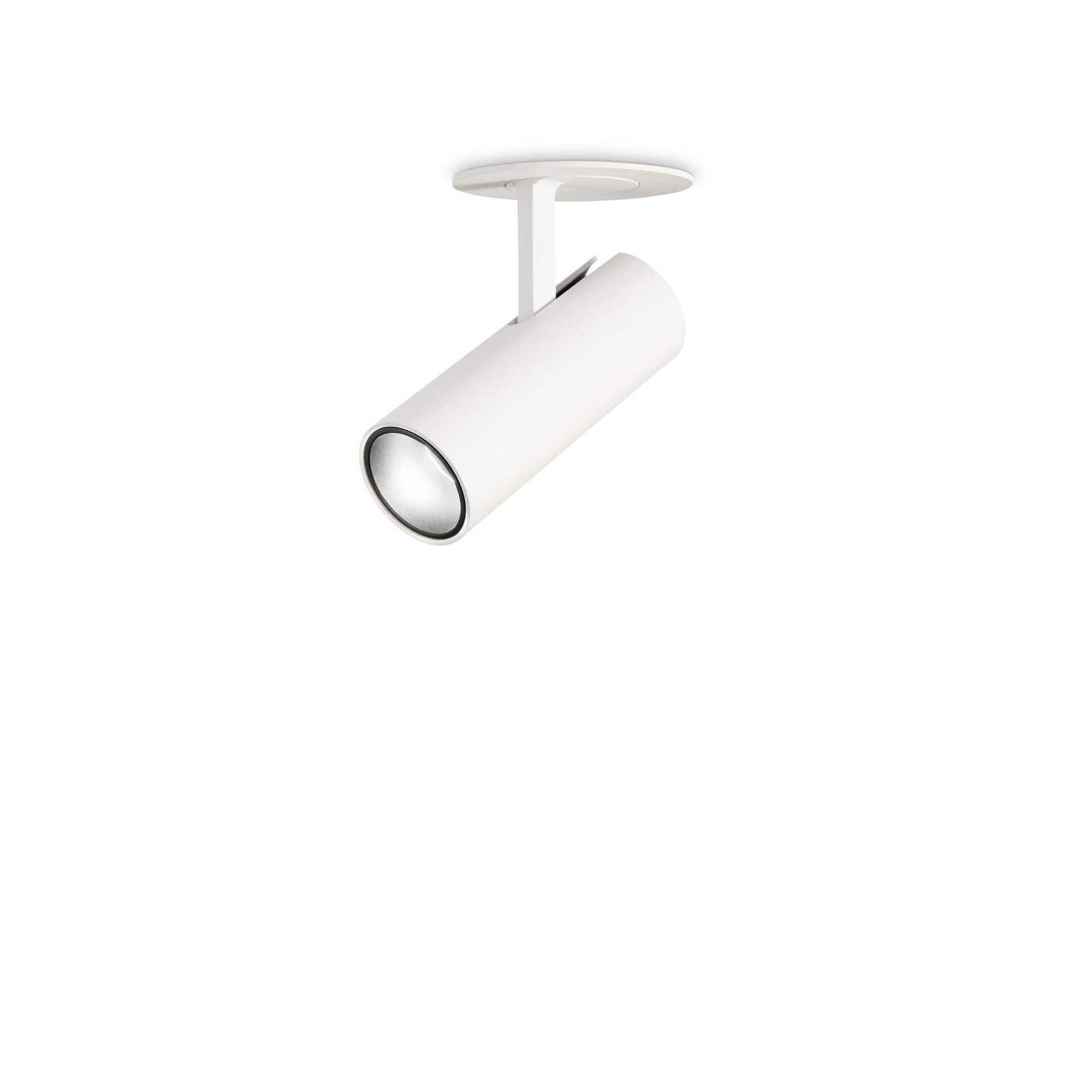 LED Stropní zápustné bodové svítidlo Ideal Lux PLAY FI WH 258270 7W 520lm 3000K IP20 8,7cm bílé