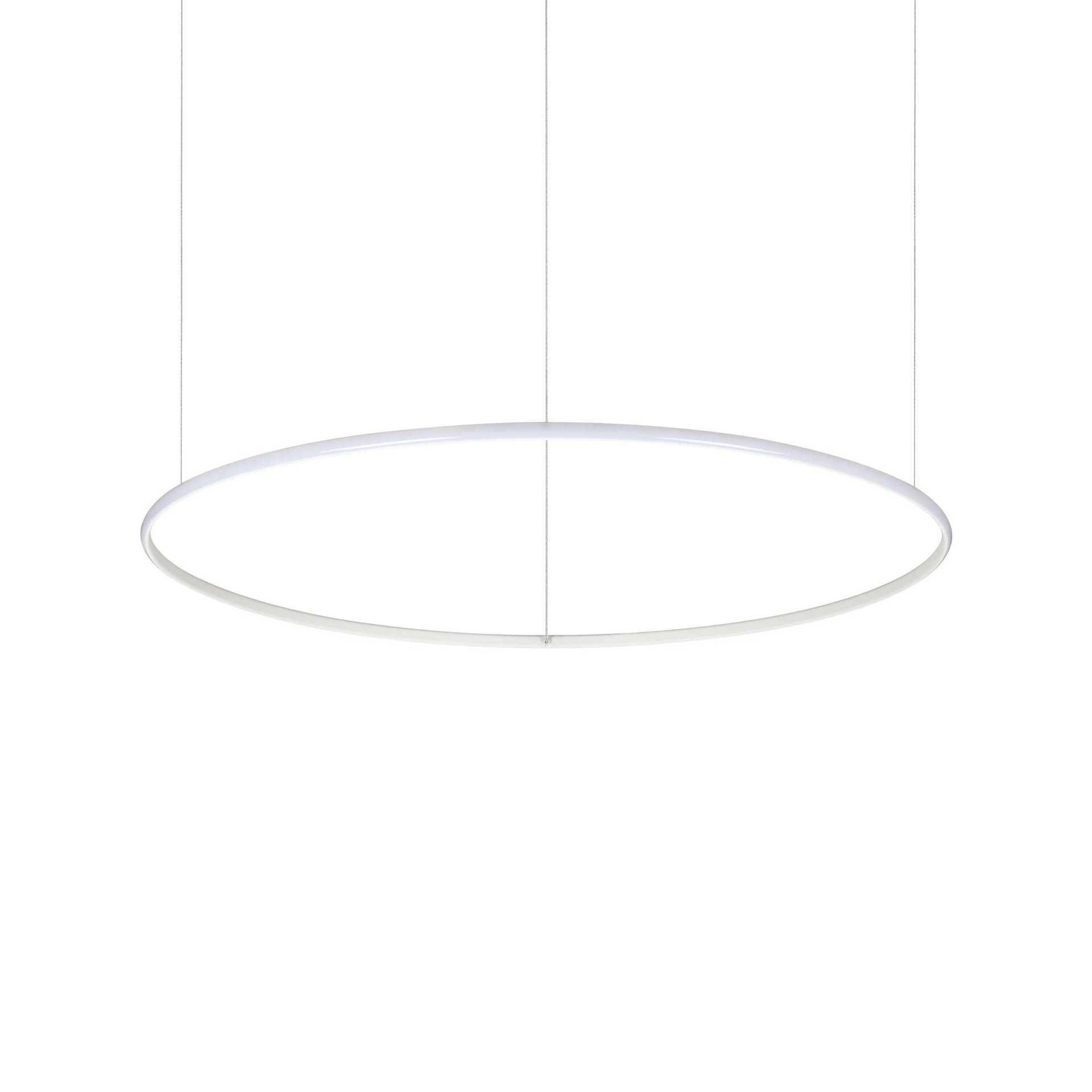 LED Závěsné svítidlo Ideal Lux HULAHOOP SP D100 258751 50W 5000lm 3000K IP20 100,5cm bílé