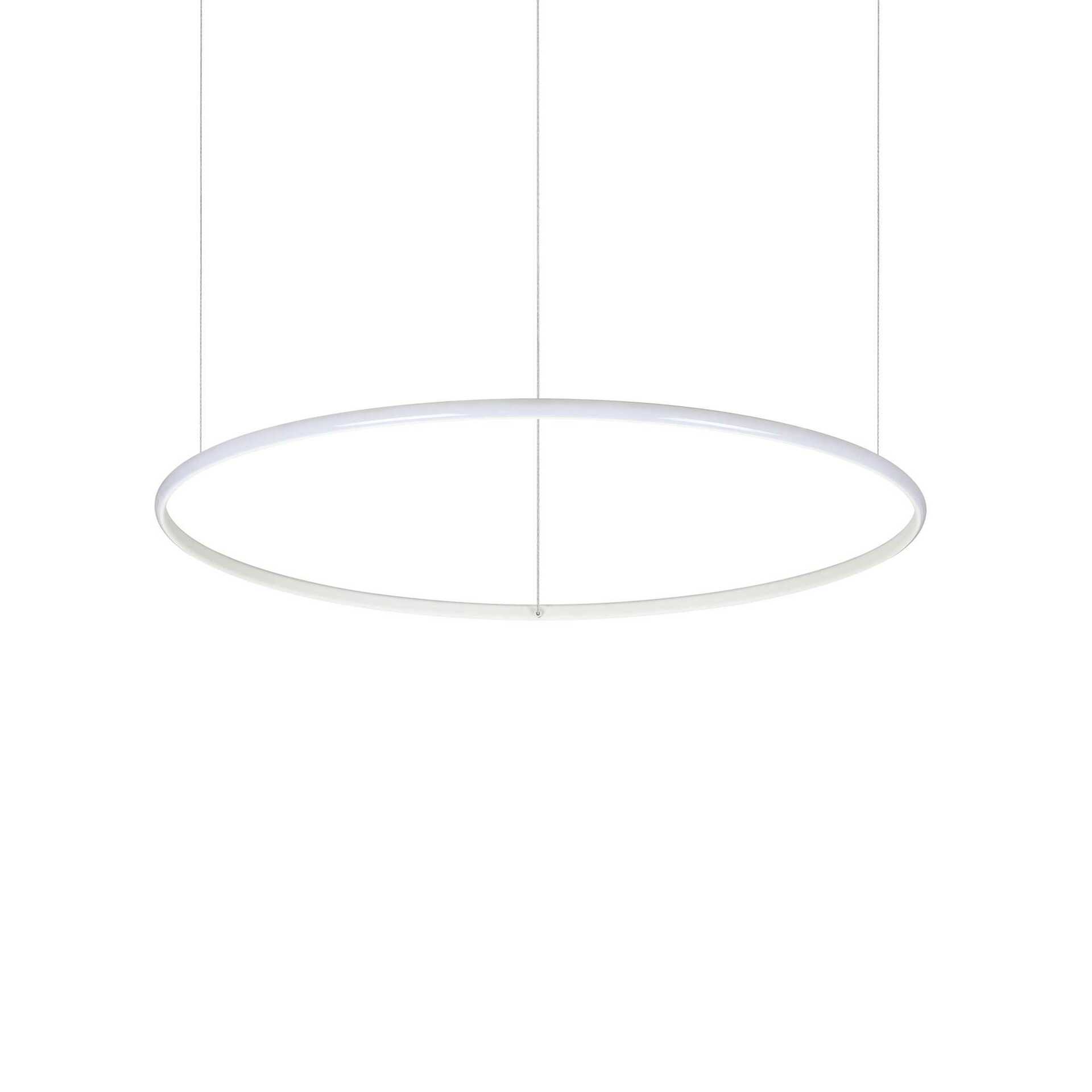 LED Závěsné svítidlo Ideal Lux HULAHOOP SP D080 258768 40W 4000lm 3000K IP20 81,5cm bílé