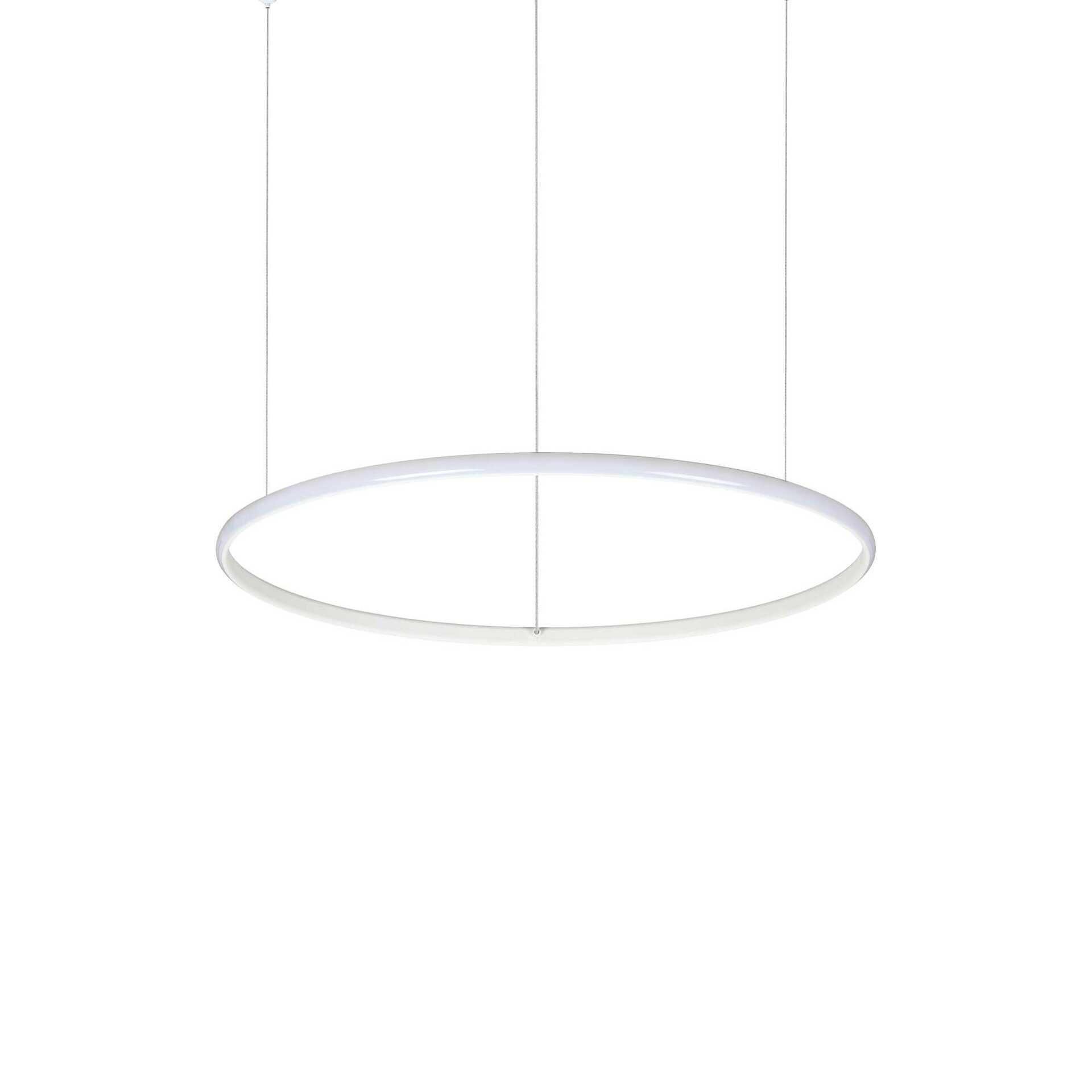 LED Závěsné svítidlo Ideal Lux HULAHOOP SP D060 258775 30W 3000lm 3000K IP20 61cm bílé