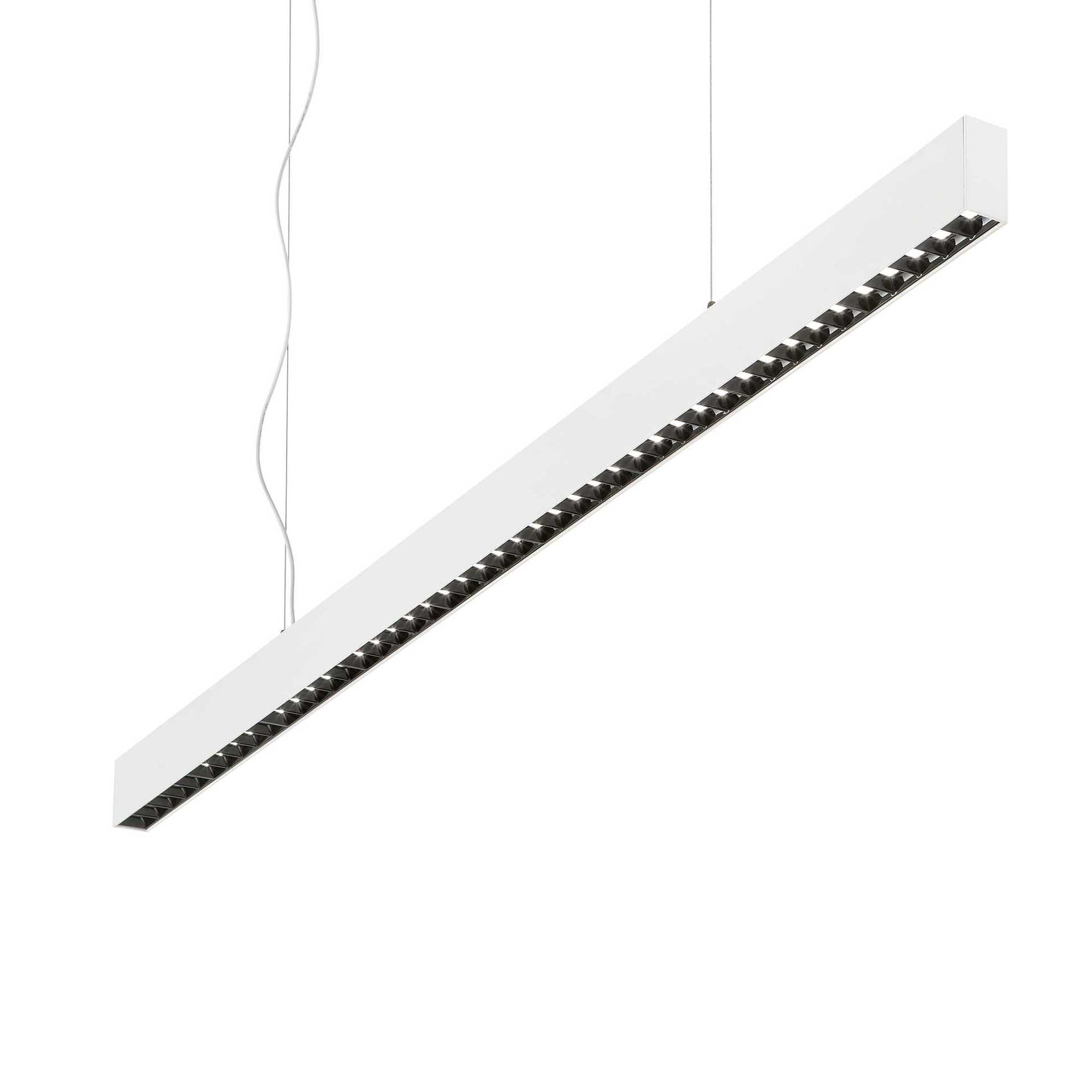 LED Závěsné svítidlo Ideal Lux OFFICE SP 3000K WH 271194 30W 2800lm 3000K IP20 120cm bílé