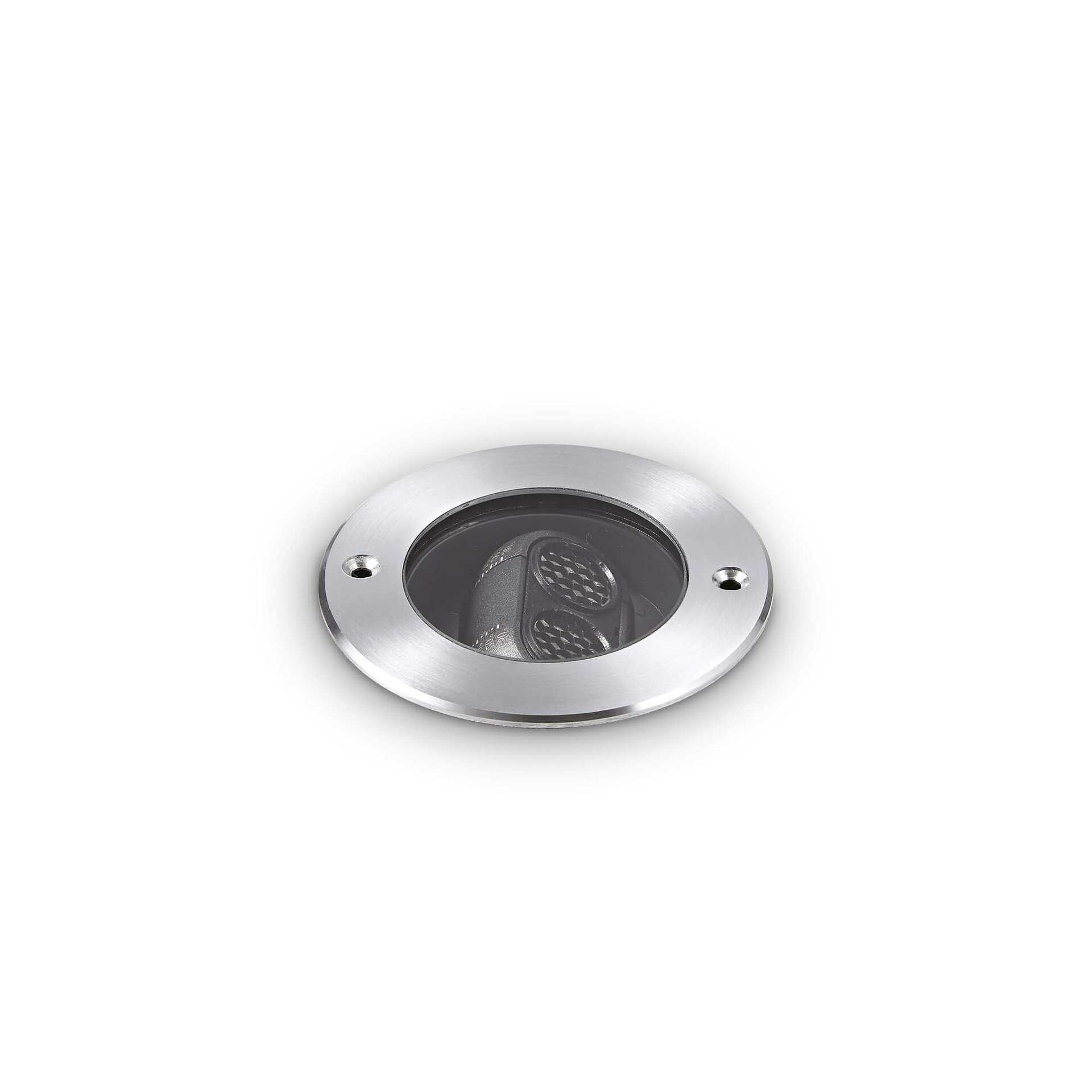 LED Venkovní zápustné svítidlo Ideal Lux TAURUS 05W 277004 5,5W 430lm 3000K IP67 19,5cm ocelové