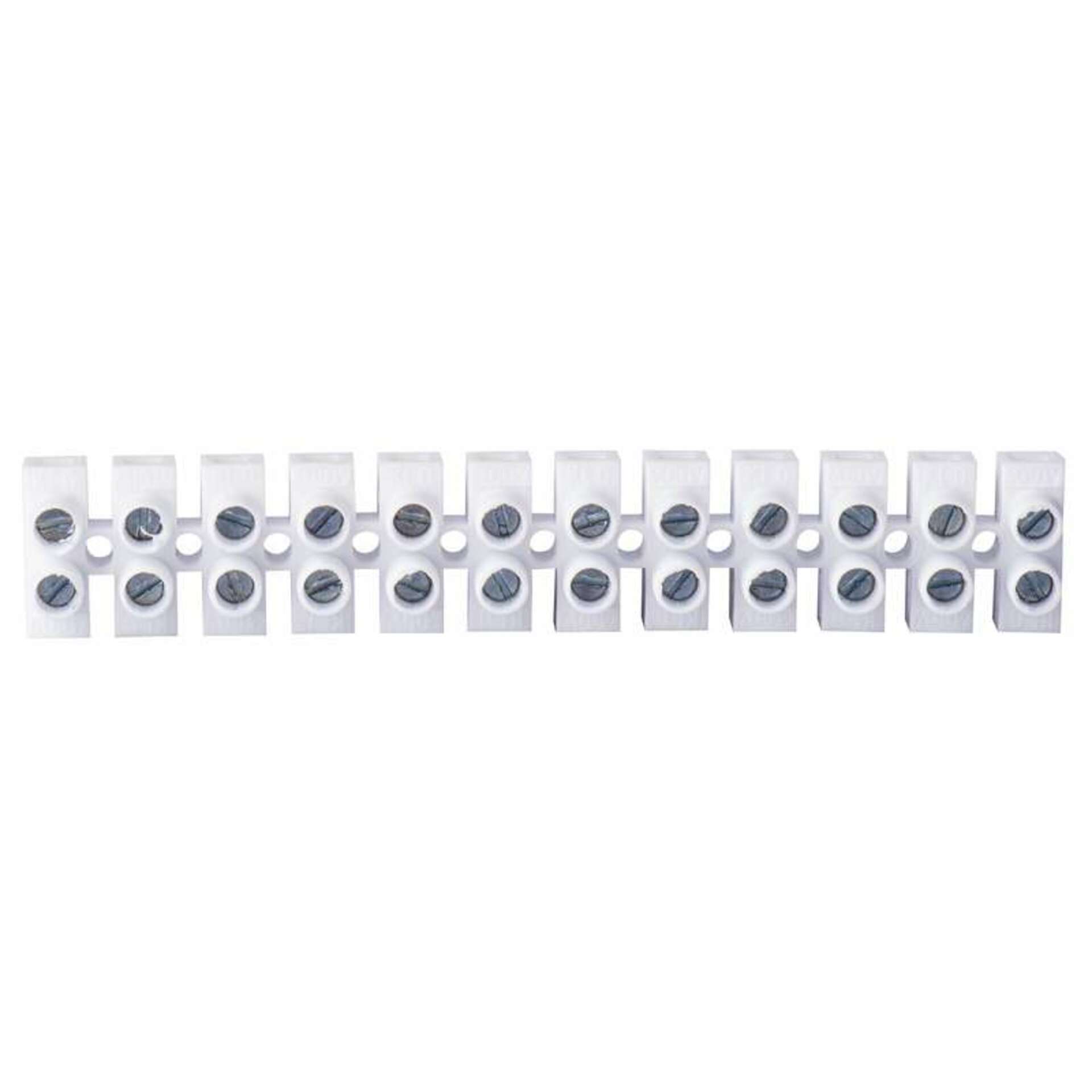 Levně EMOS Svorkovnice 12x4,0 mm bílá, 1ks 3146010400