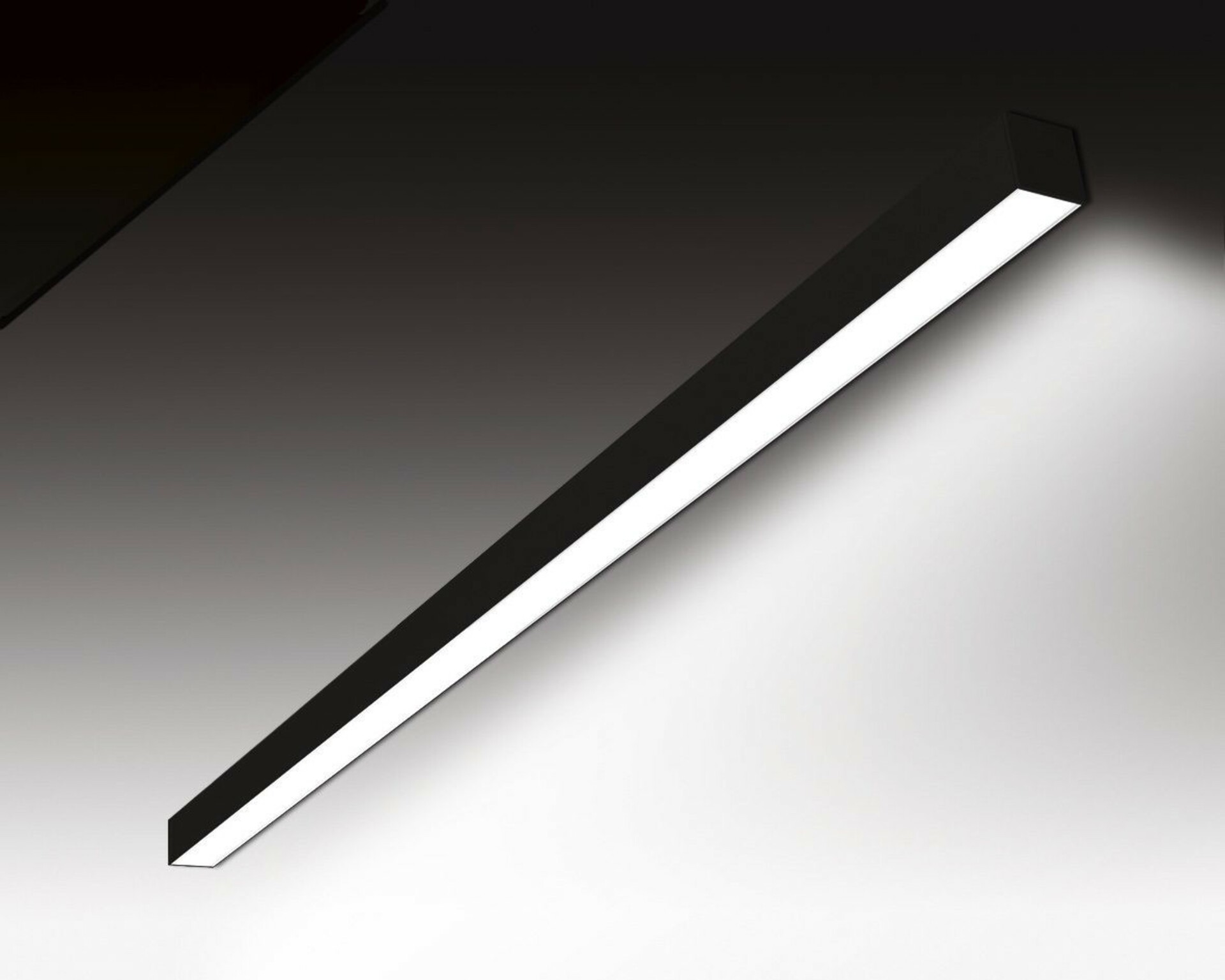 Levně SEC Nástěnné LED svítidlo WEGA-MODULE2-DA-DIM-DALI, 8 W, černá, 572 x 50 x 50 mm, 4000 K, 1120 lm 320-B-012-01-02-SP