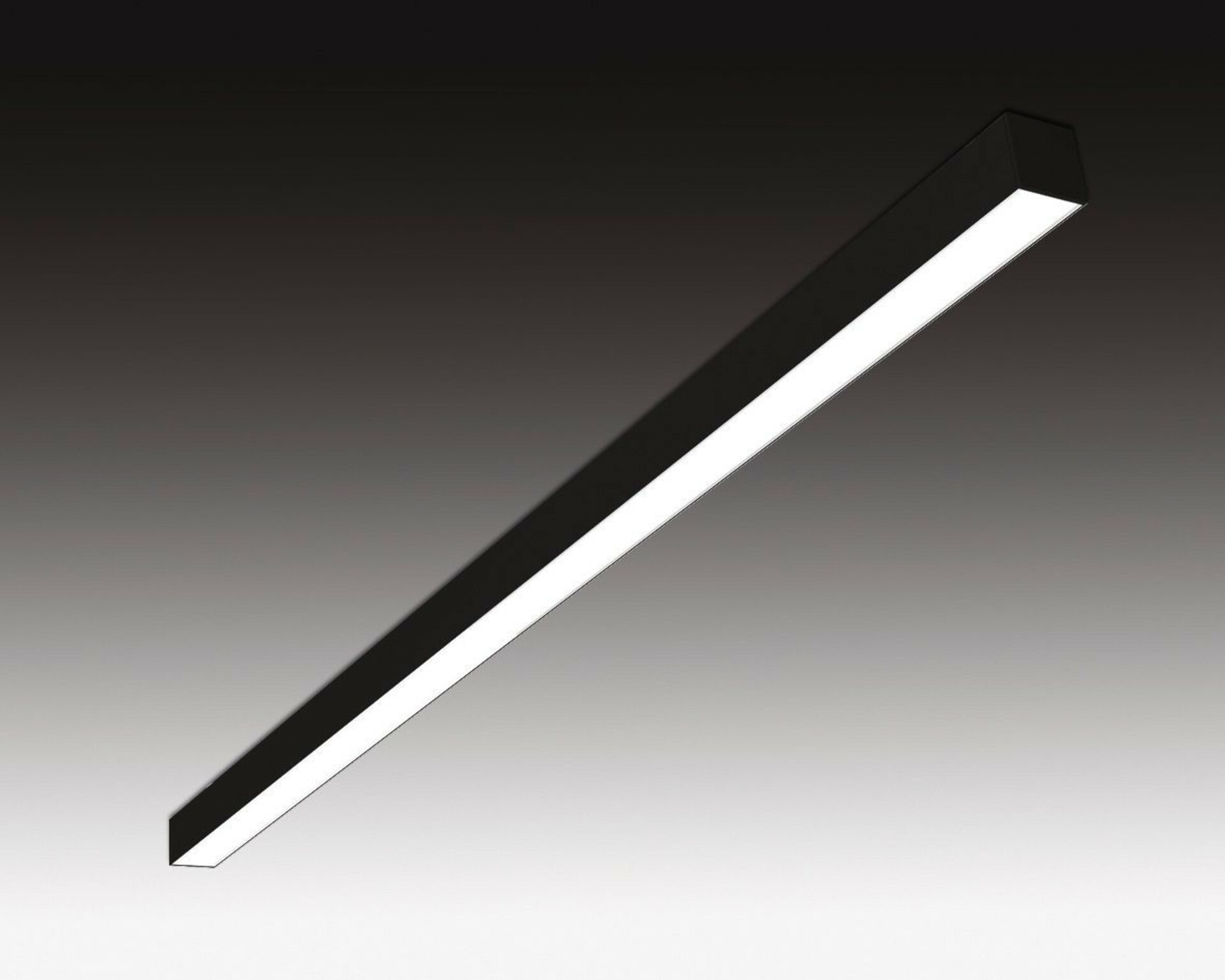 SEC Stropní nebo závěsné LED svítidlo WEGA-MODULE2-AA-DIM-DALI, 18 W, černá, 1130 x 50 x 50 mm, 3000 K, 2400 lm 320-B-103-01-02-SP