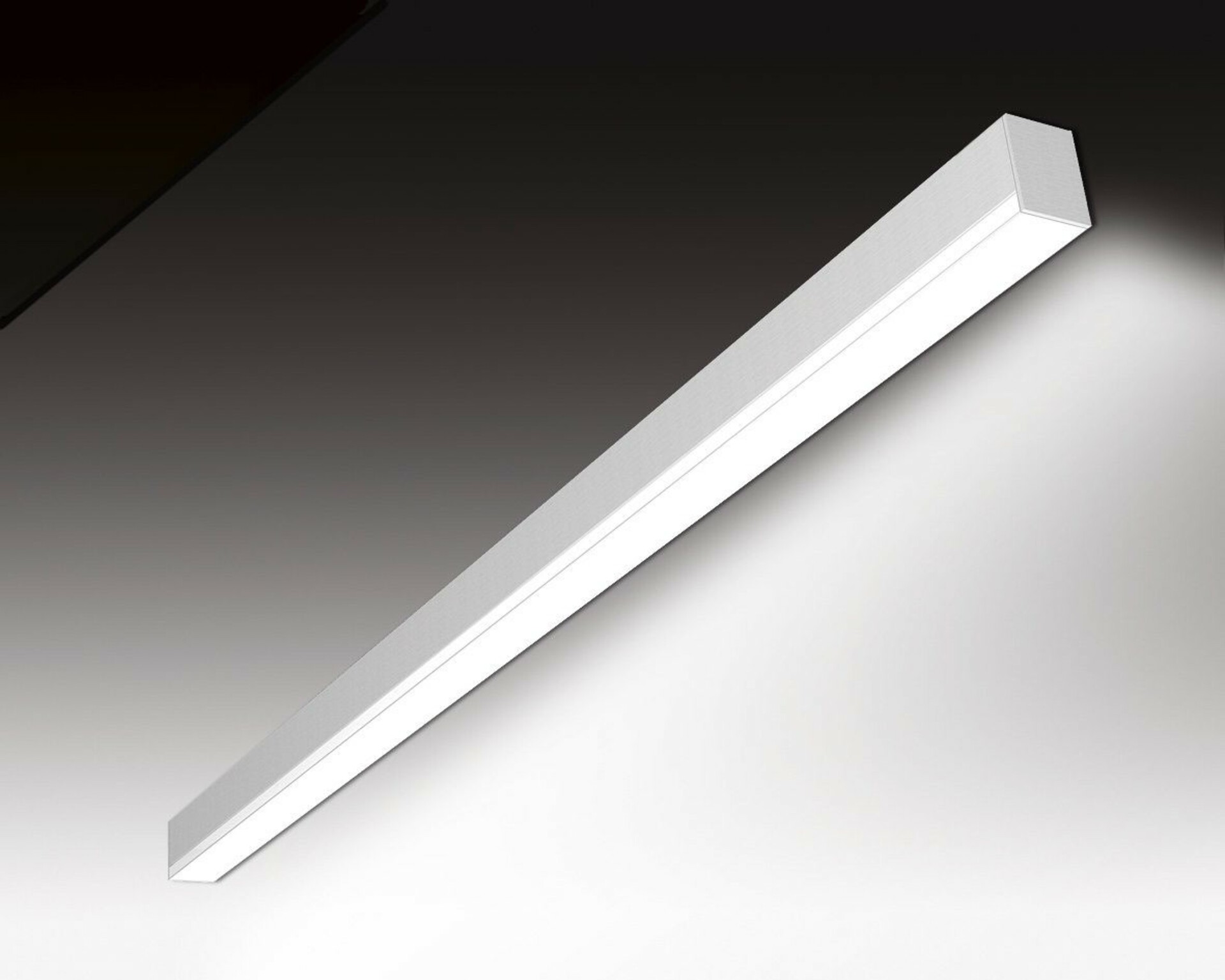 SEC Nástěnné LED svítidlo WEGA-MODULE2-DB-DIM-DALI, 18 W, eloxovaný AL, 1130 x 50 x 65 mm, 3000 K, 2400 lm 320-B-113-01-00-SP