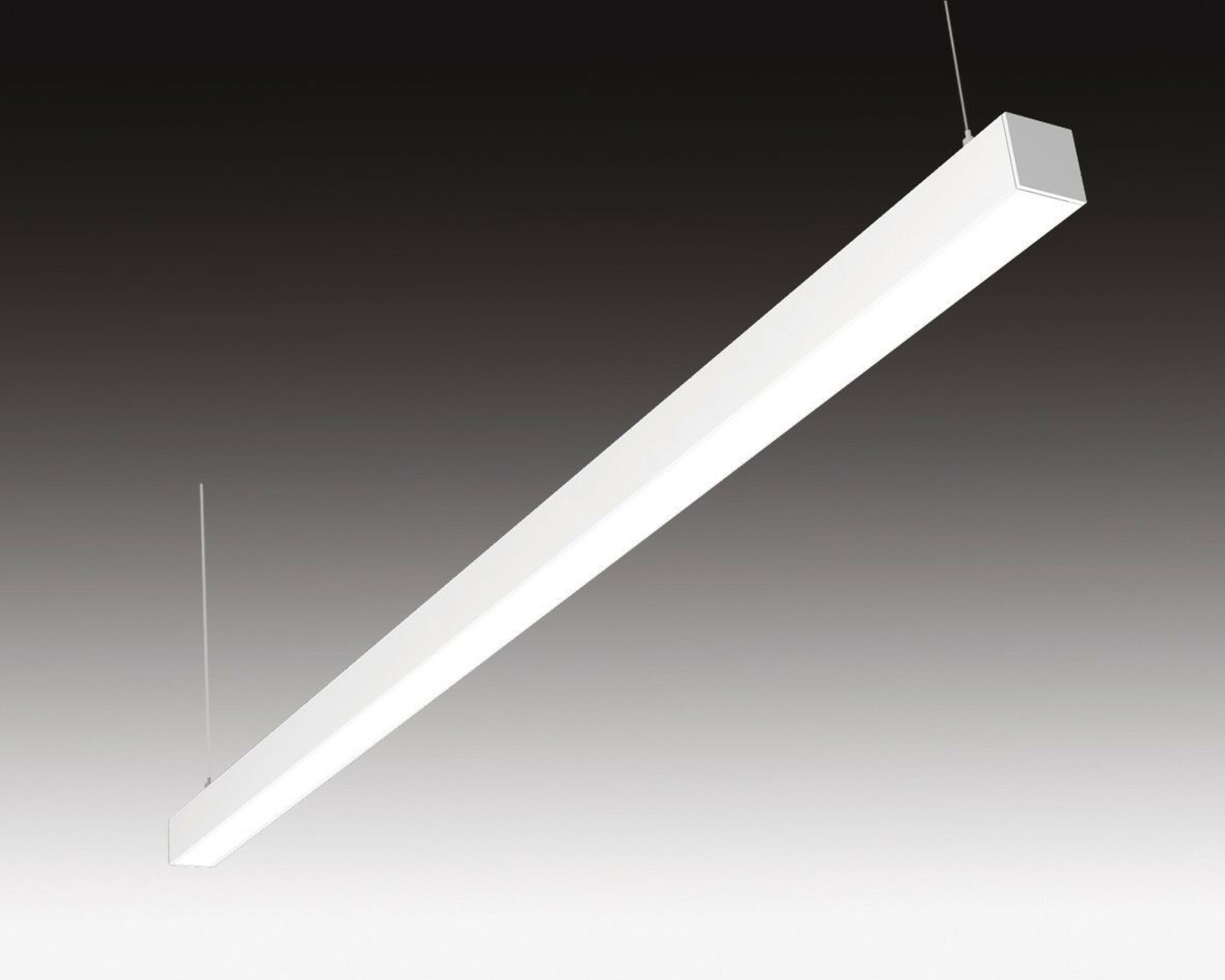 SEC Stropní nebo závěsné LED svítidlo WEGA-MODULE2-AA-DIM-DALI, 23 W, eloxovaný AL, 1409 x 50 x 50 mm, 4000 K, 3000 lm 320-B-154-01-00-SP