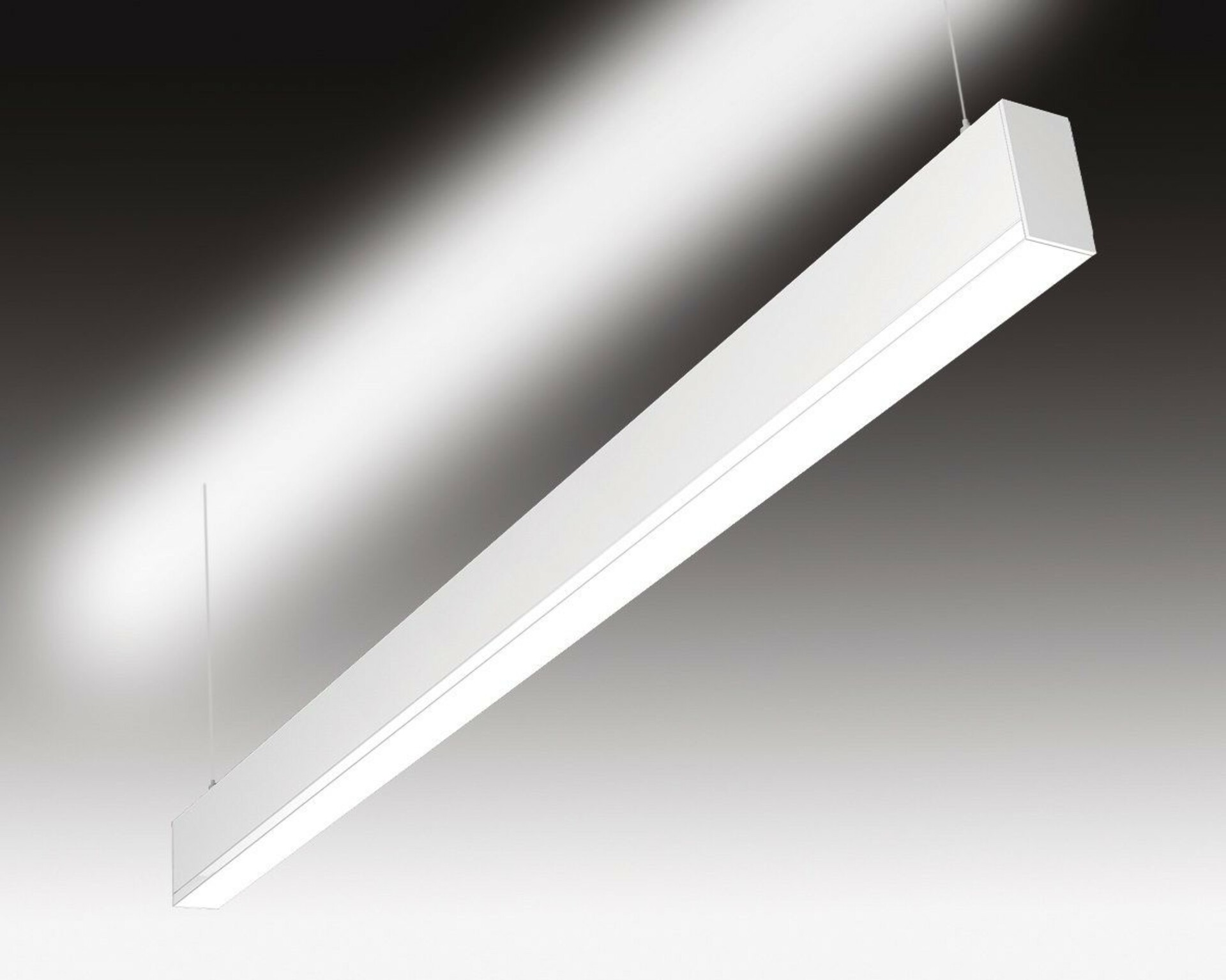 SEC Závěsné LED svítidlo přímé a nepřímé osvětlení WEGA-MODULE2-FAB-DIM-DALI, 36 W, bílá, 1130 x 50 x 94 mm, 3000 K, 4760 lm 320-B-503-01-01-SP