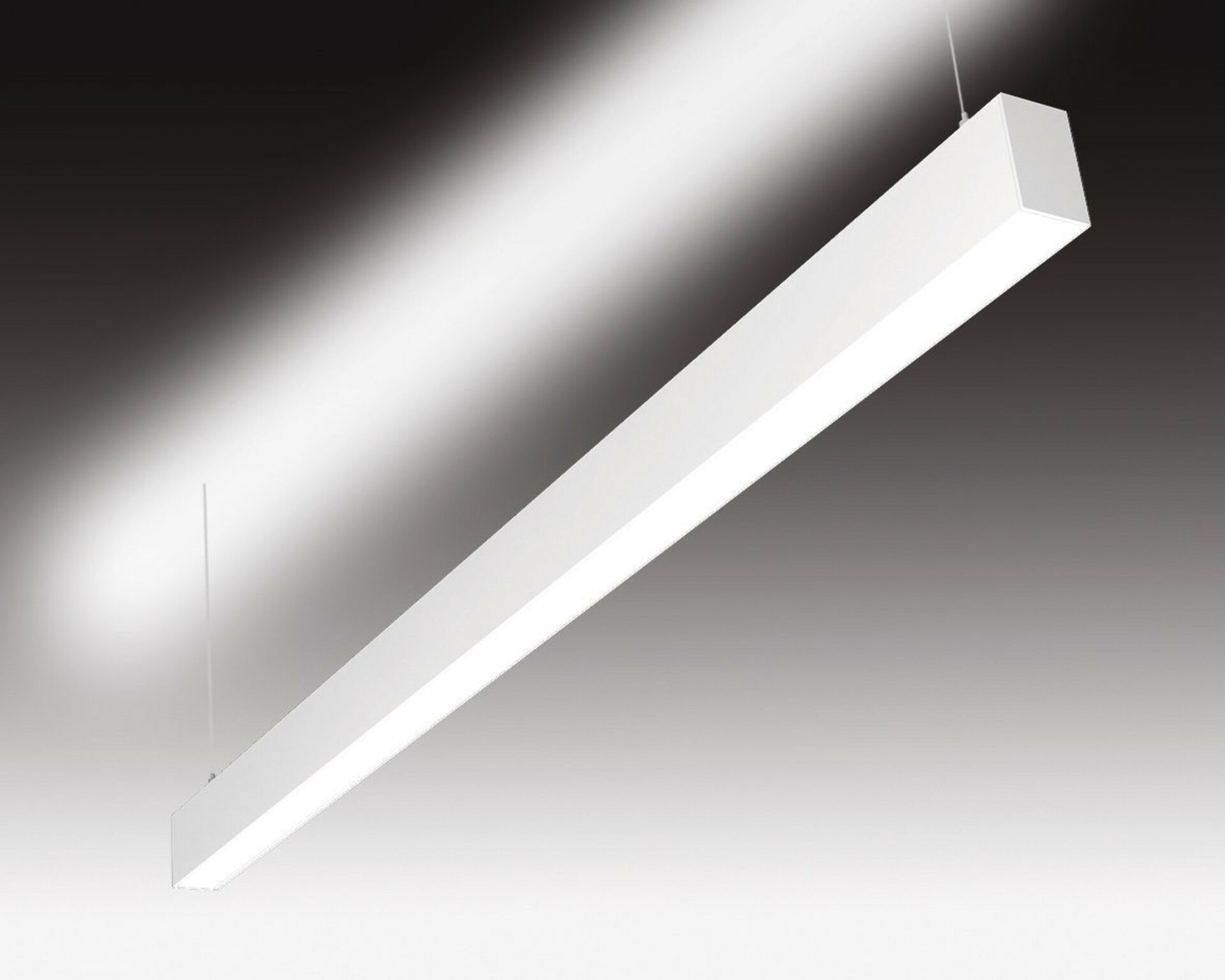 SEC Závěsné LED svítidlo přímé a nepřímé osvětlení WEGA-MODULE2-FAA-DIM-DALI, 50 W, bílá, 1409 x 50 x 79 mm, 3000 K, 5950 lm 320-B-551-01-01-SP