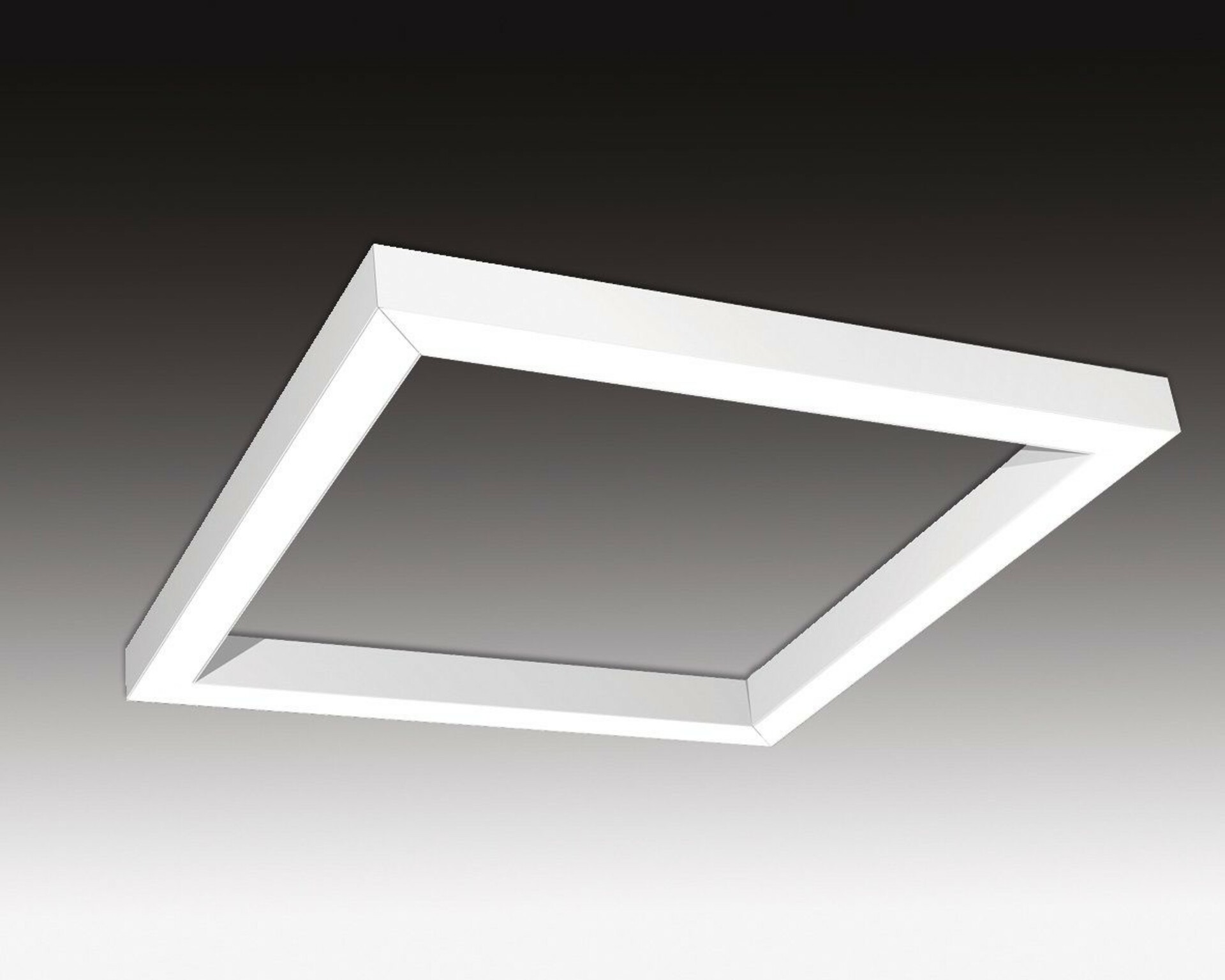 SEC Závěsné LED svítidlo nepřímé osvětlení WEGA-FRAME2-AA-DIM-DALI, 50 W, bílá, 886 x 886 x 50 mm, 3000 K, 6540 lm 321-B-003-01-01-SP