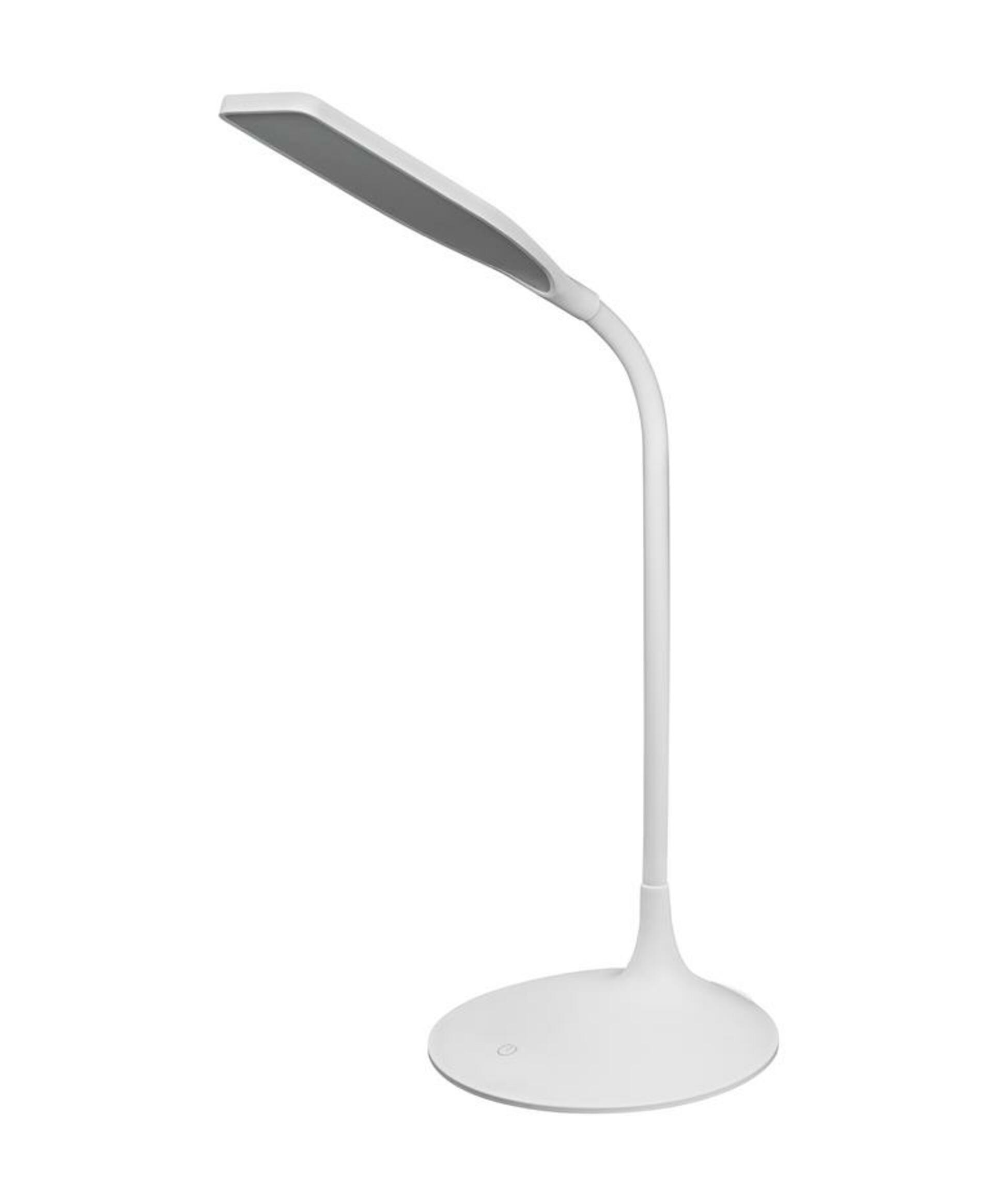 OSRAM LEDVANCE stolní lampa do kanceláře Panan Disc Single bílá DIM 3000K 4058075321267