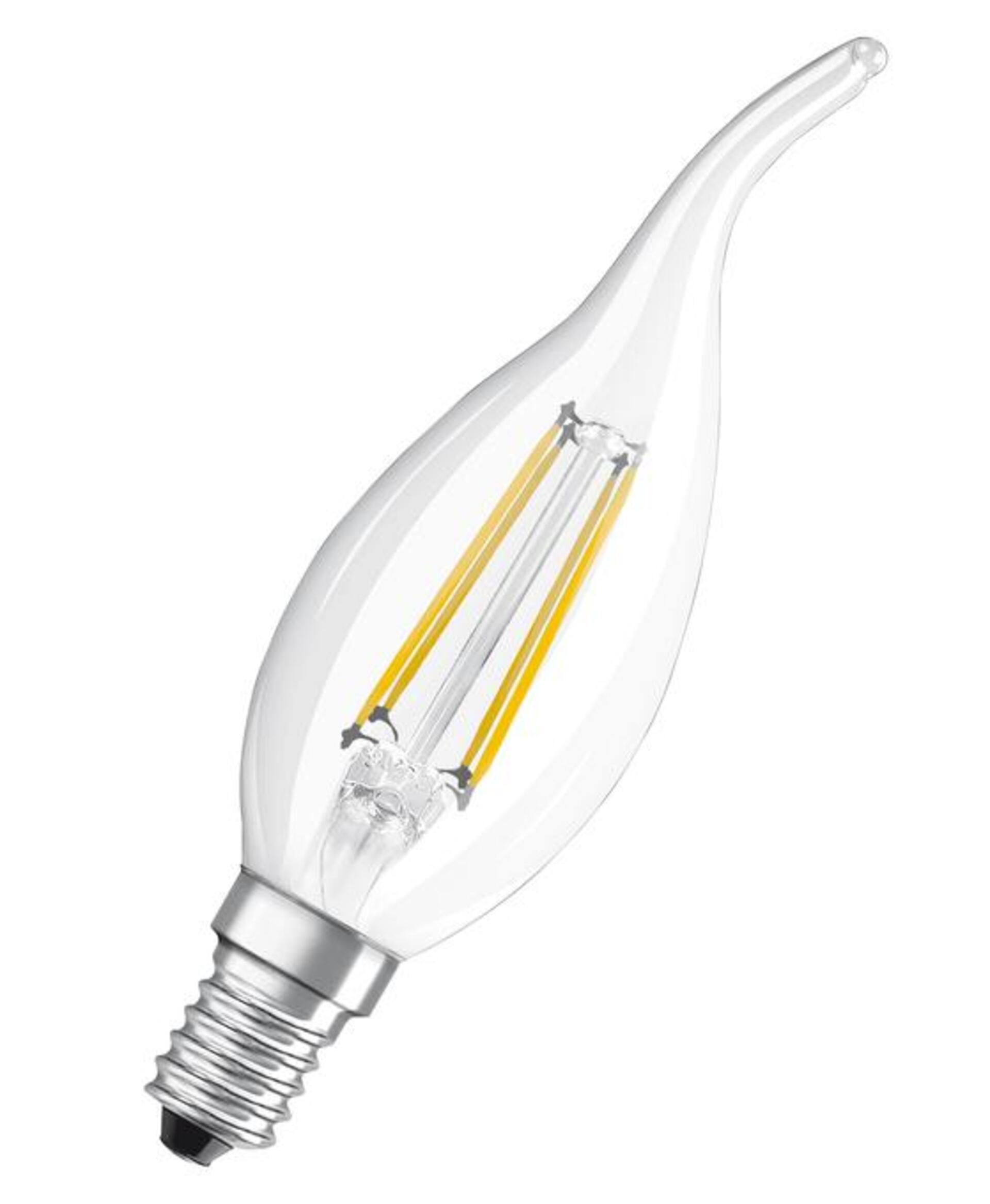 Levně LEDVANCE LED žárovka Superstar Plus BA35 Filament 3,4 W 220-240 V E14 stmívatelná 2700 K čirá