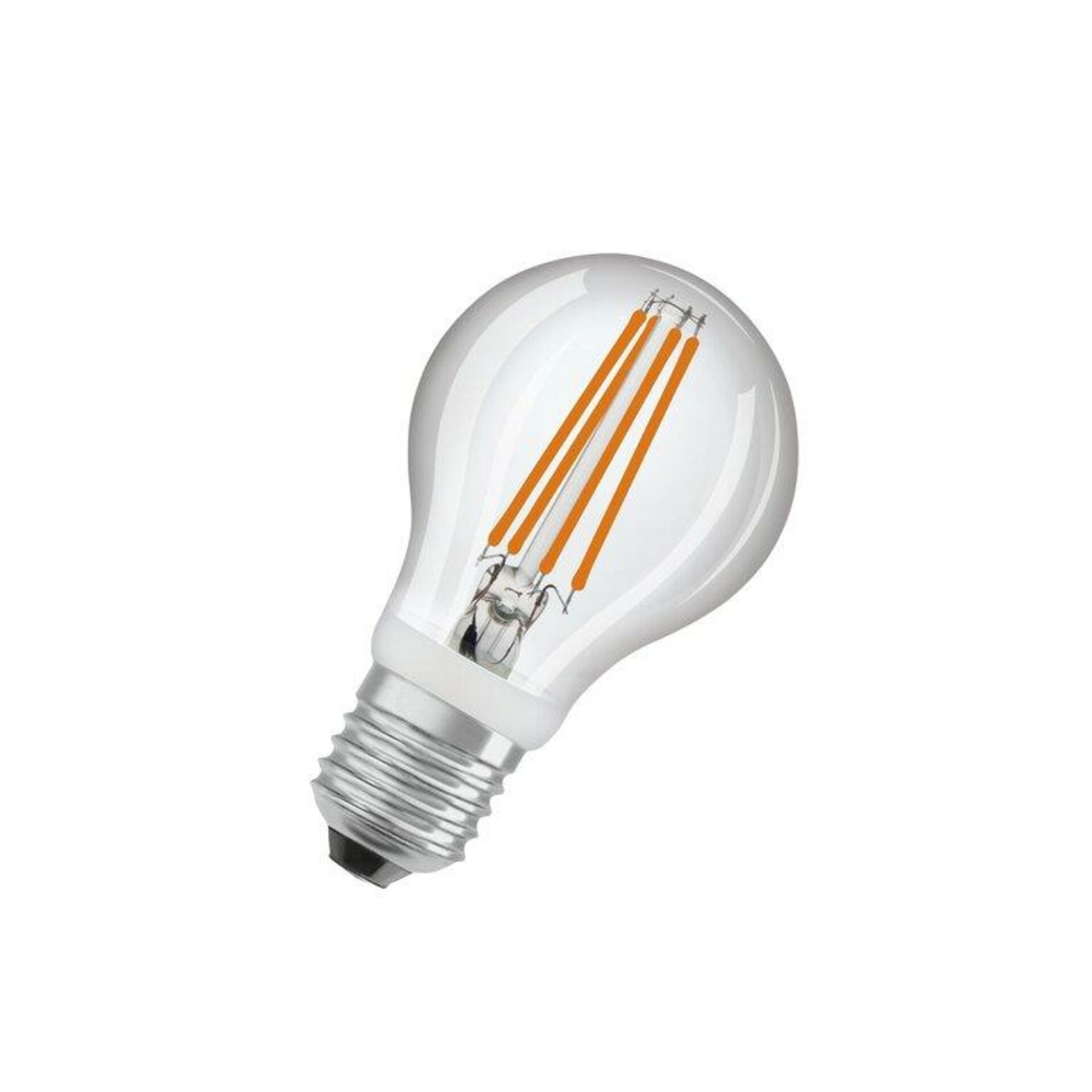 OSRAM LEDVANCE LED Star Classic A 60 Filament Motion Sensor 7.3W 827 Clear E27 4058075762039