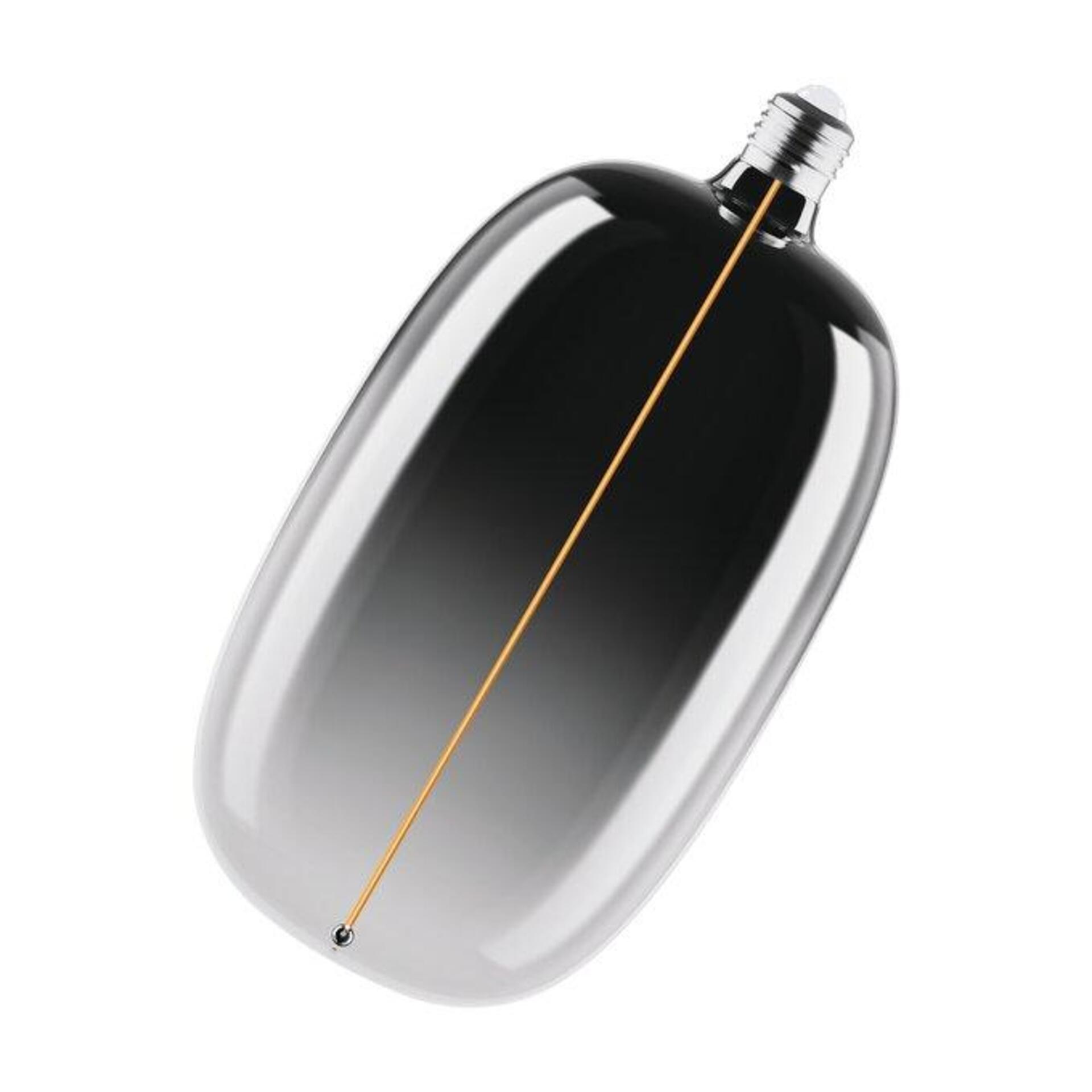 Levně LEDVANCE LED žárovka Vintage 1906 Big Elipse 4,8 W E27 stmívatelná 1800 K kouřová