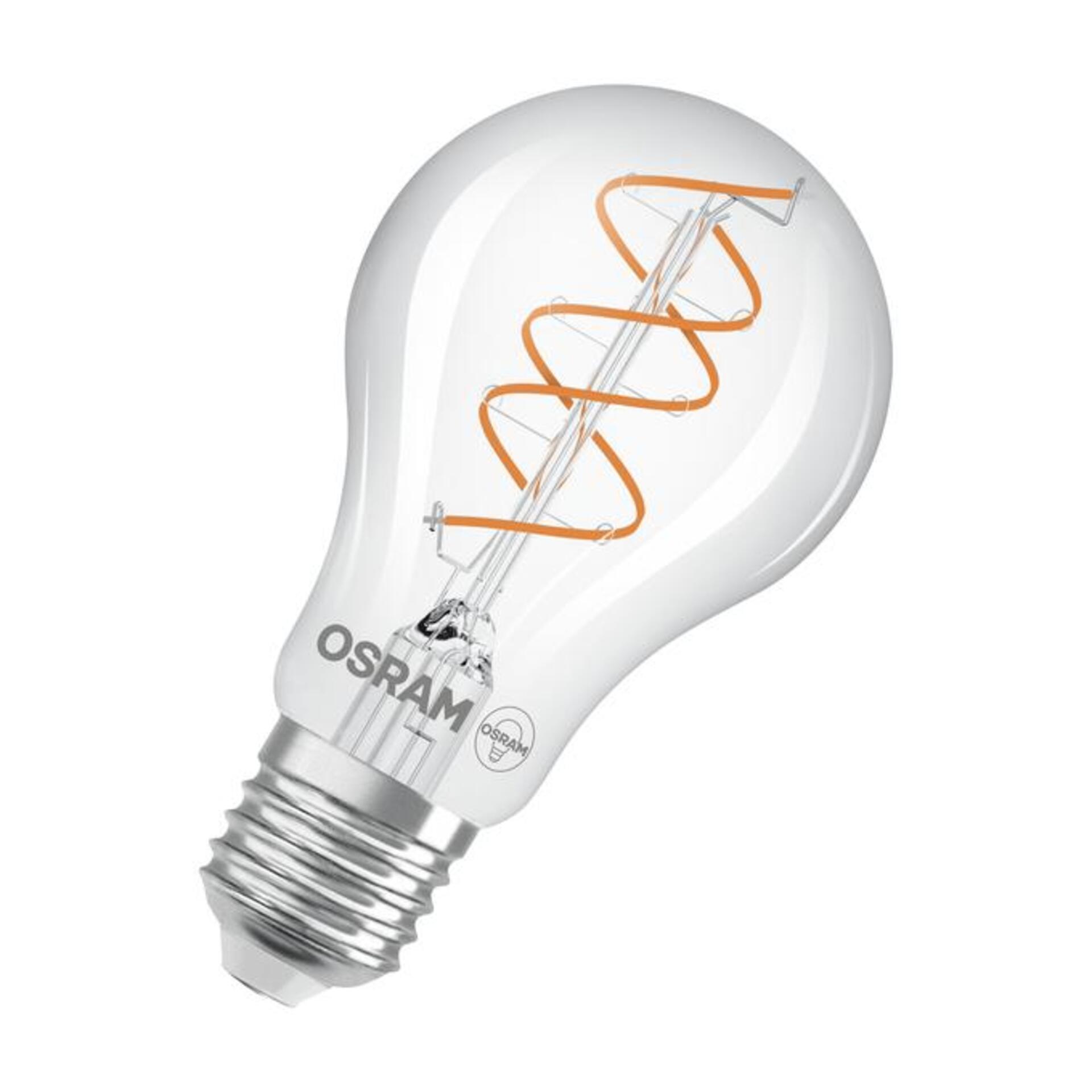 Levně LEDVANCE LED žárovka Vintage 1906 Classic A 8 W E27 2200 K stmívatelná čirá