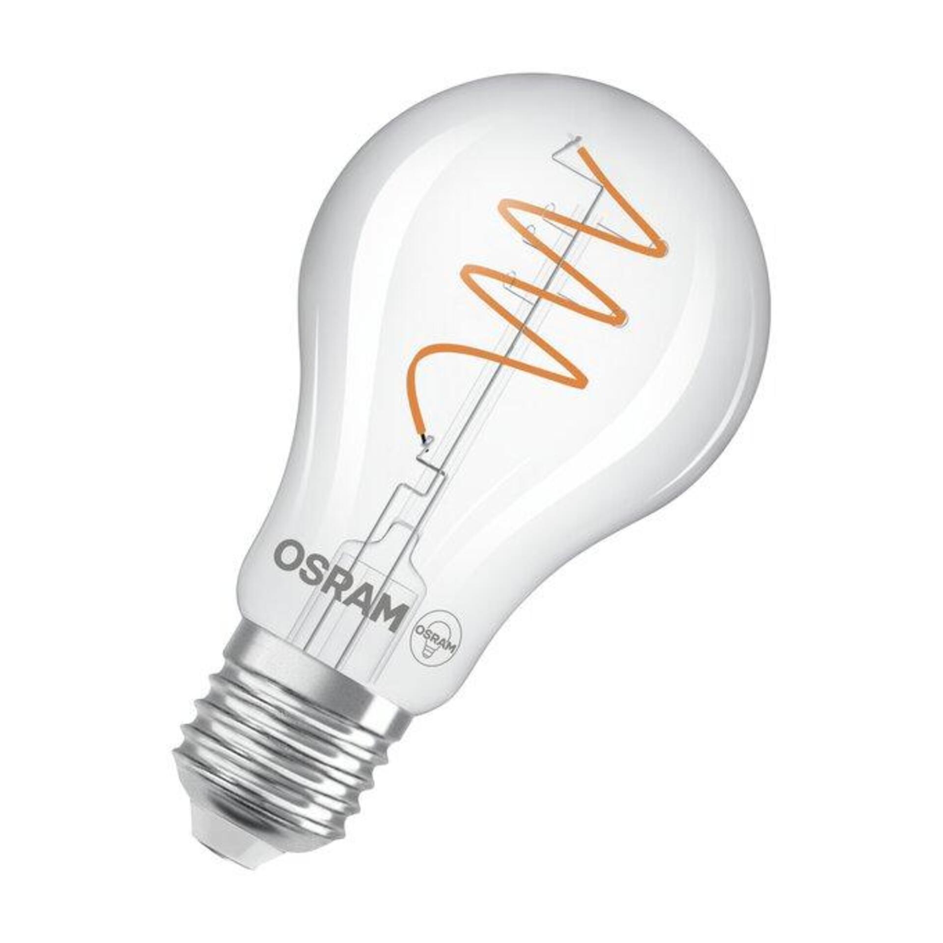Levně LEDVANCE Vintage 1906 Classic A 40 Spiral Filament 3.4W 827 Clear E27 4058075836686