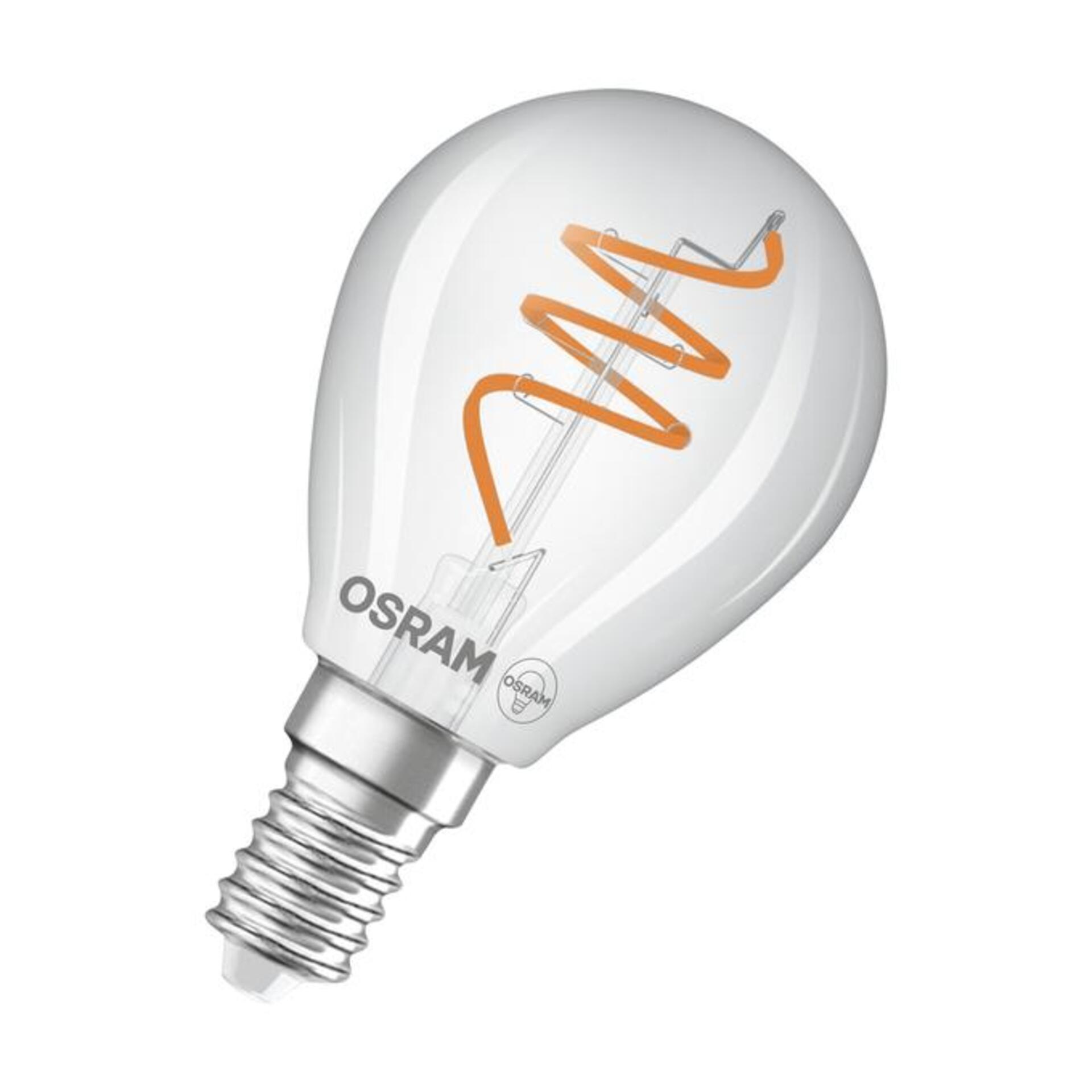 LEDVANCE LED žárovka Vintage 1906 Classic P 4,6 W E14 2700 K stmívatelná čirá
