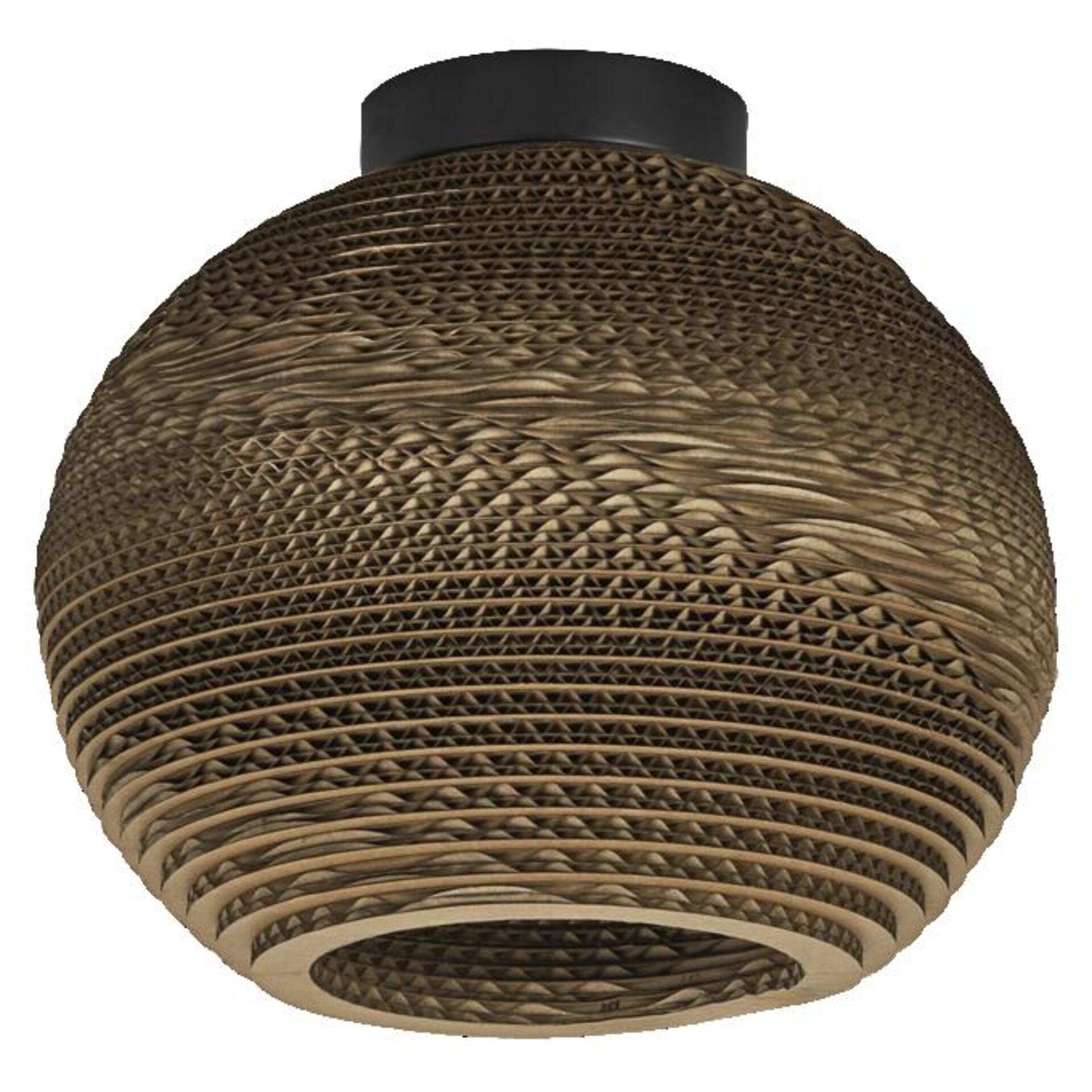 Levně LEDVANCE stropní svítidlo Cardboard Ball E27 hnědé 4058075837126